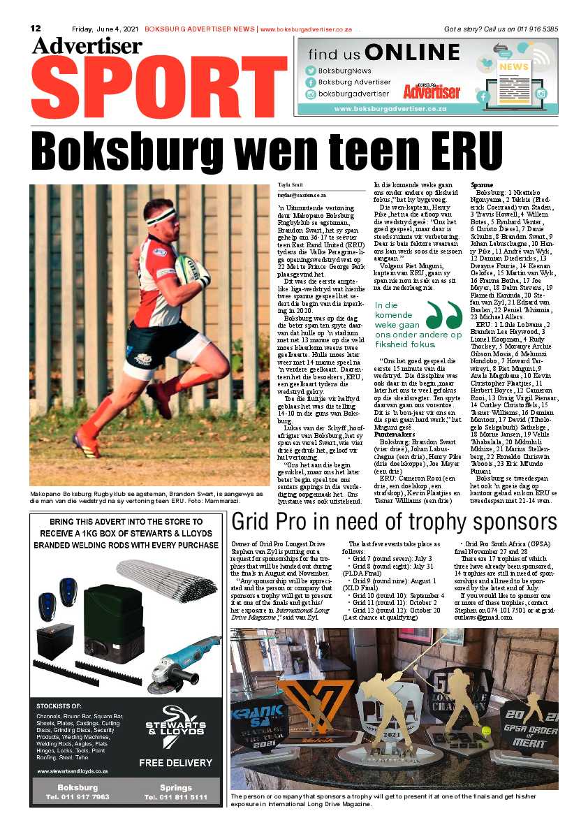 Boksburg Advertiser 4 June 2021 page 12