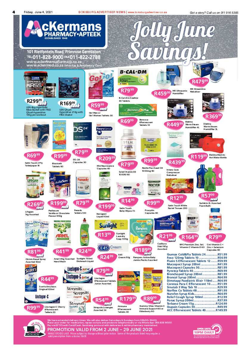 Boksburg Advertiser 4 June 2021 page 4