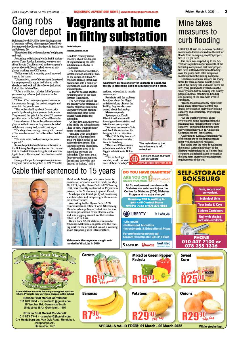 Boksburg Advertiser 4 March 2022 page 3