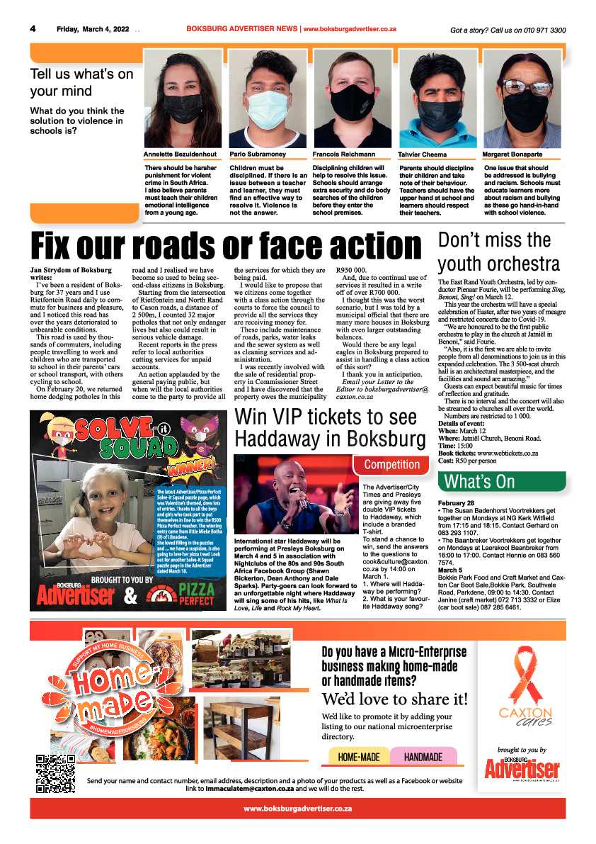 Boksburg Advertiser 4 March 2022 page 4