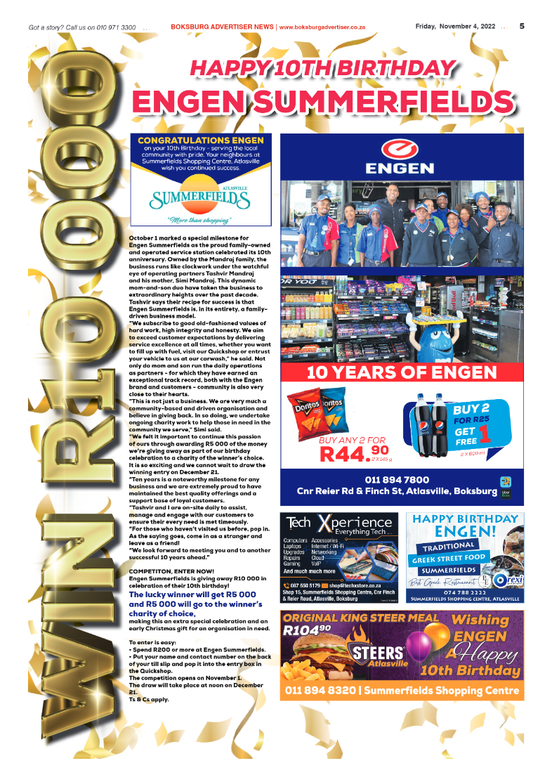 Boksburg Advertiser 4 Nov 2022 page 5