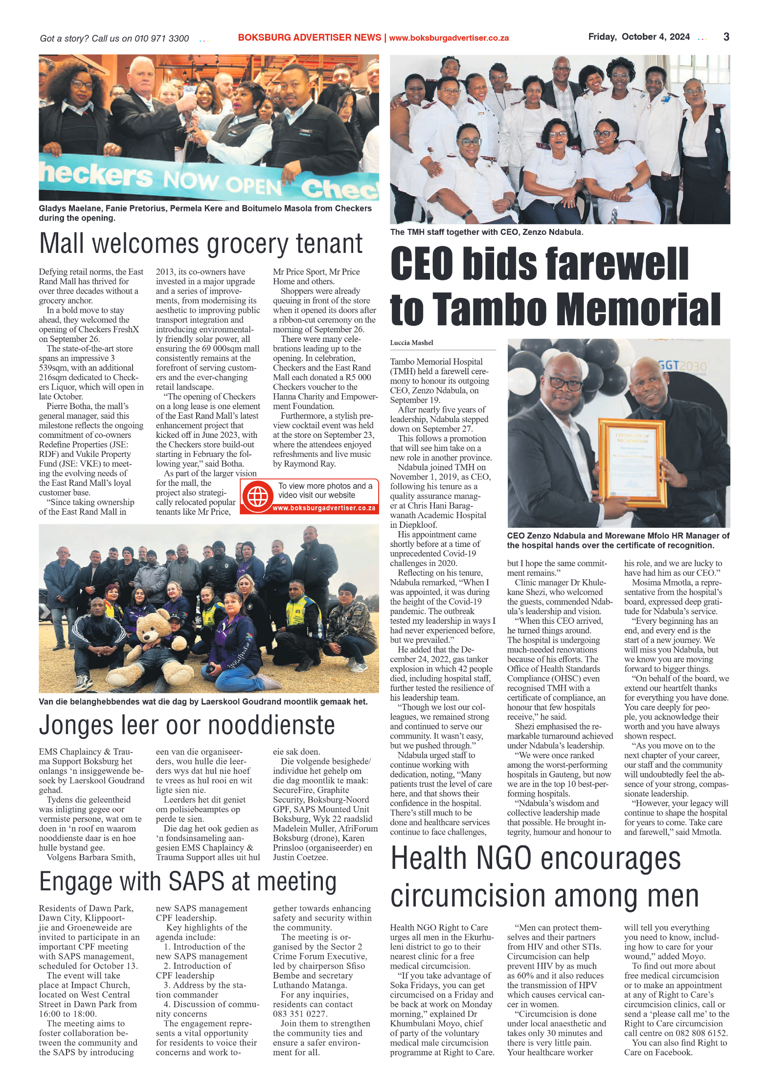 Boksburg Advertiser 4 October 2024 page 3