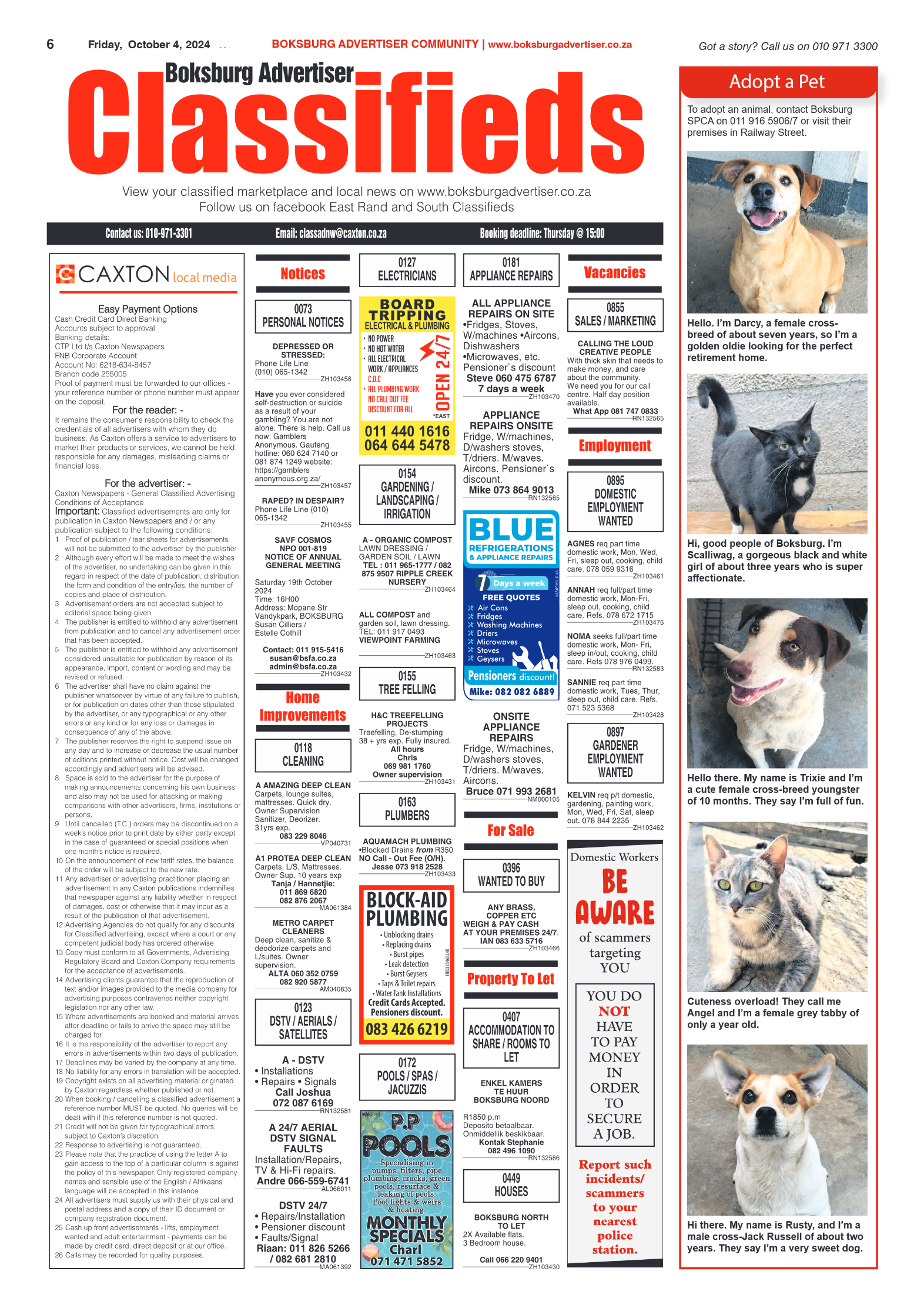 Boksburg Advertiser 4 October 2024 page 6