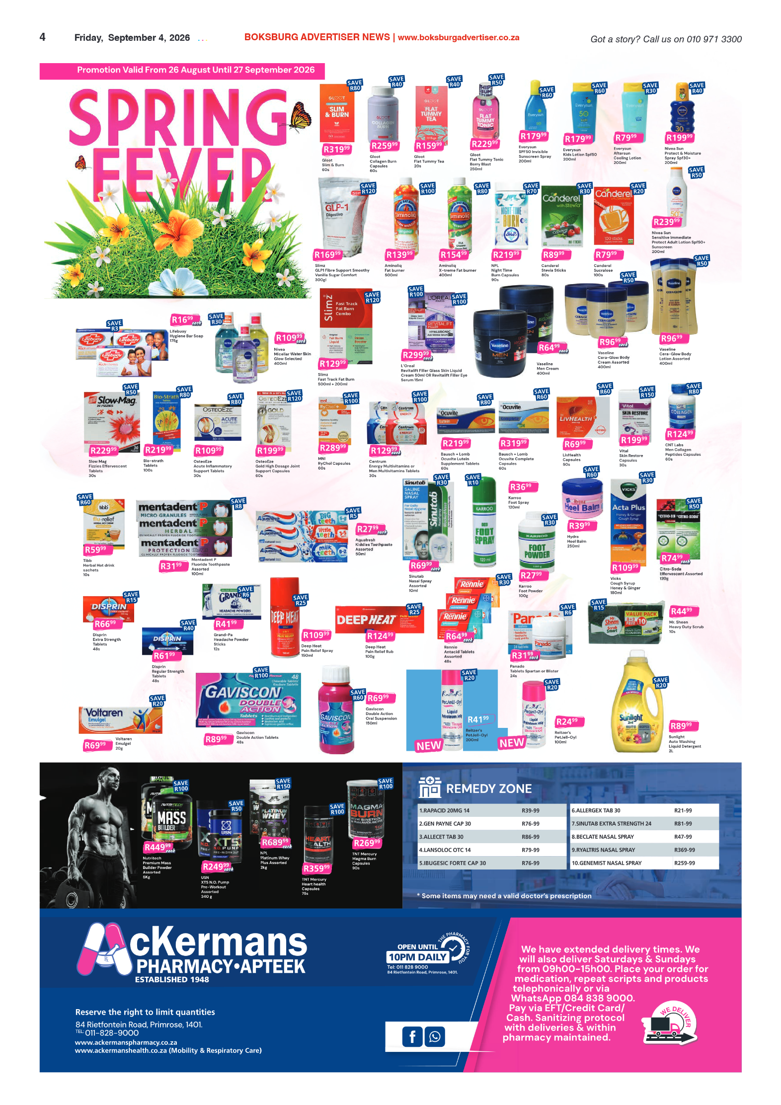 Boksburg Advertiser 4 September 2026 page 4
