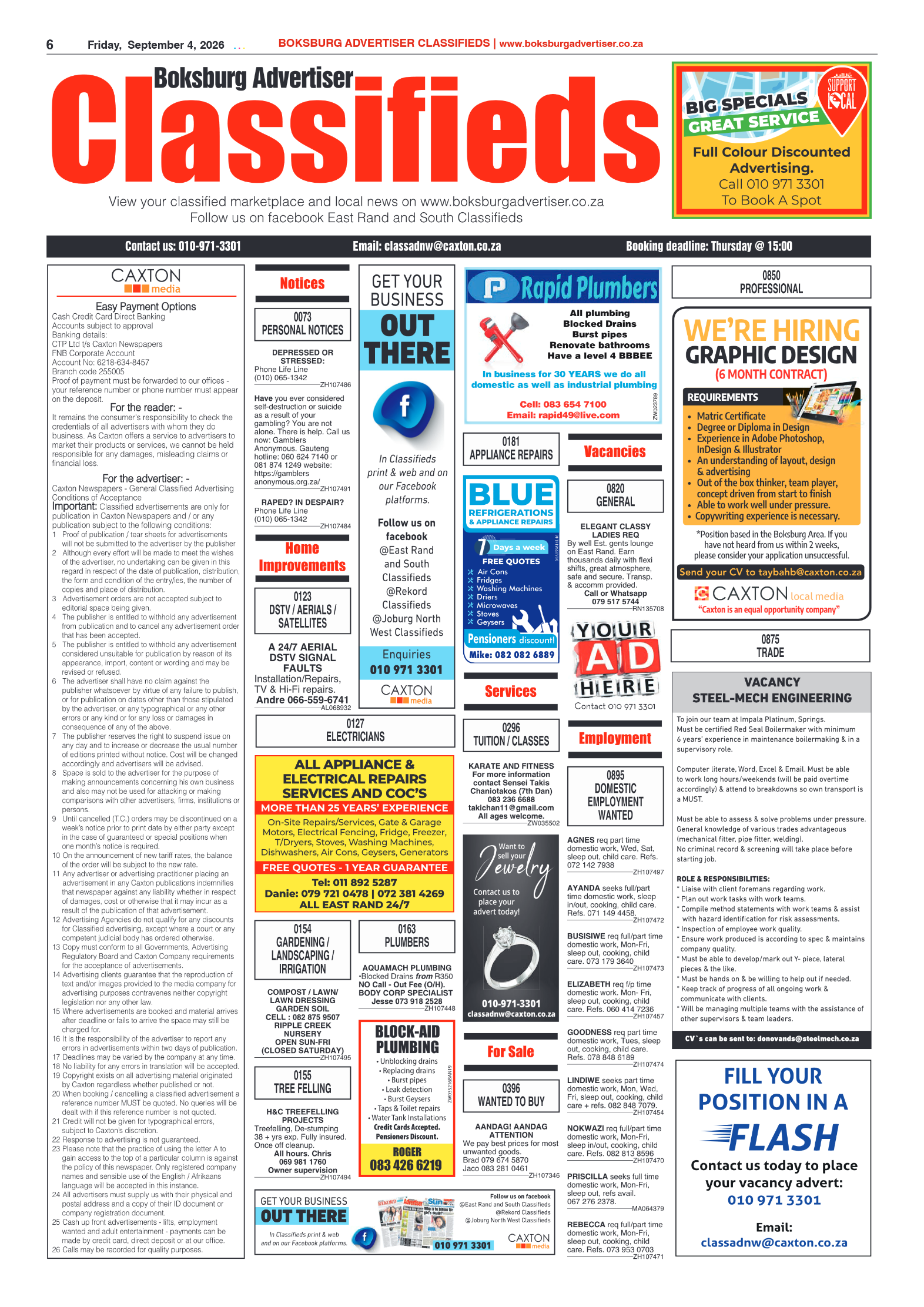 Boksburg Advertiser 4 September 2026 page 6