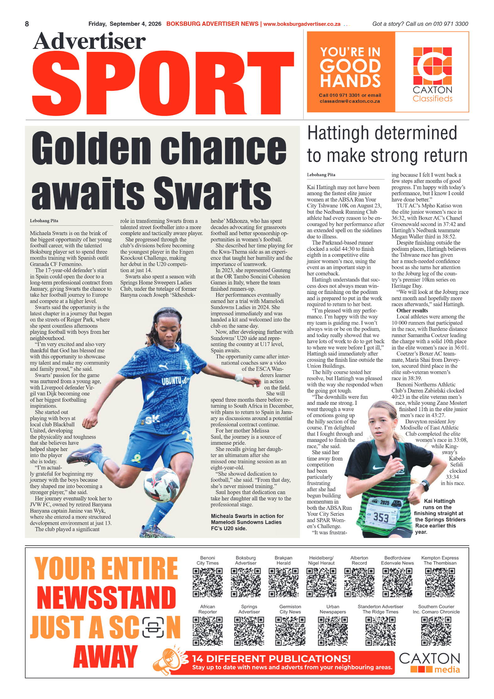 Boksburg Advertiser 4 September 2026 page 8