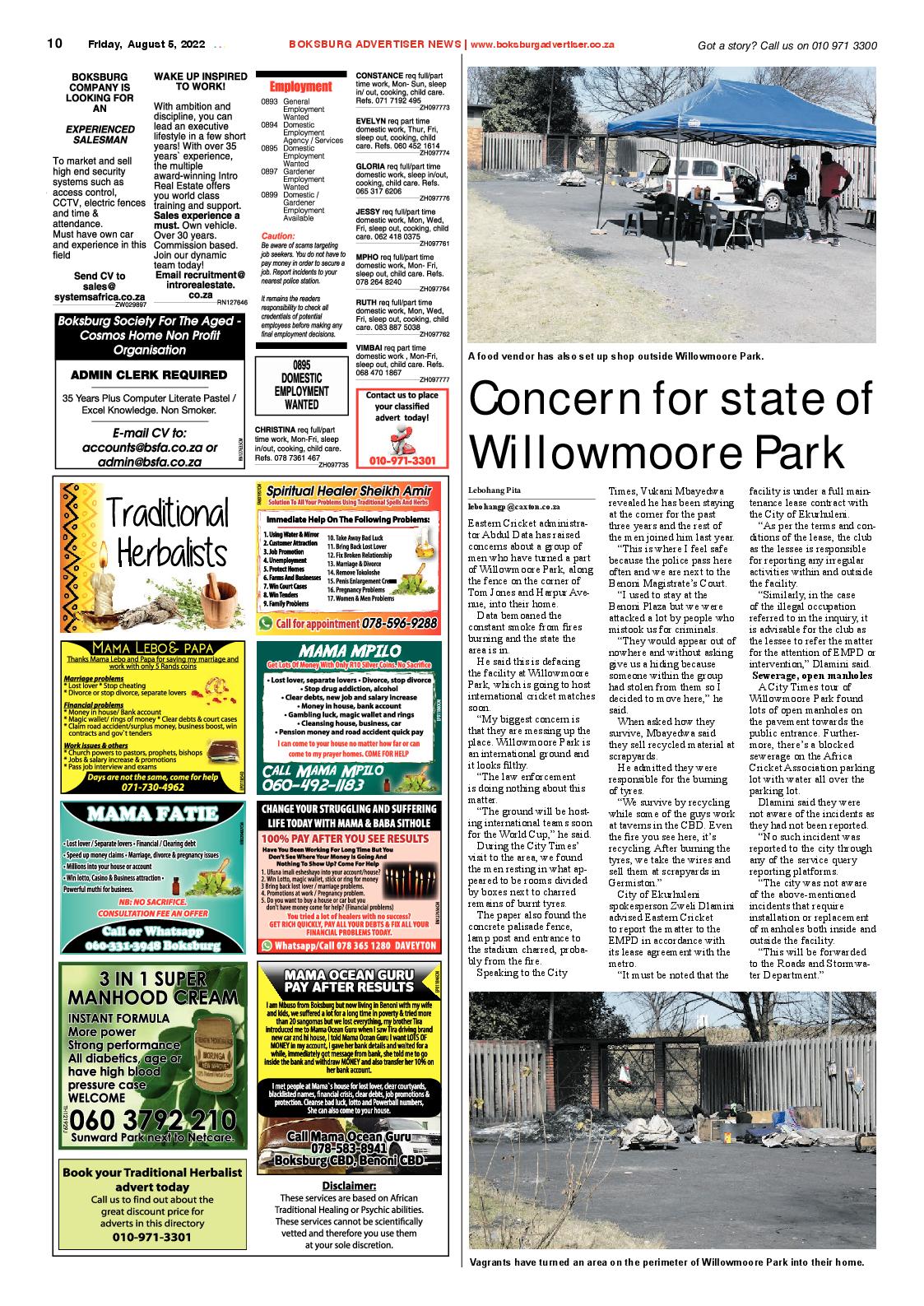 Boksburg Advertiser 5 August 2022 page 18