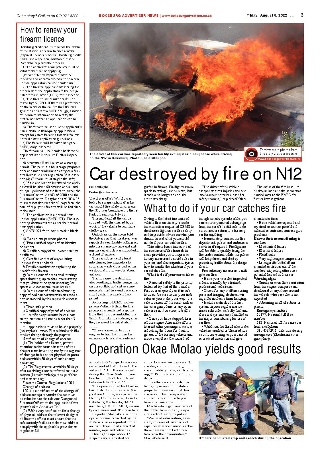 Boksburg Advertiser 5 August 2022 page 3