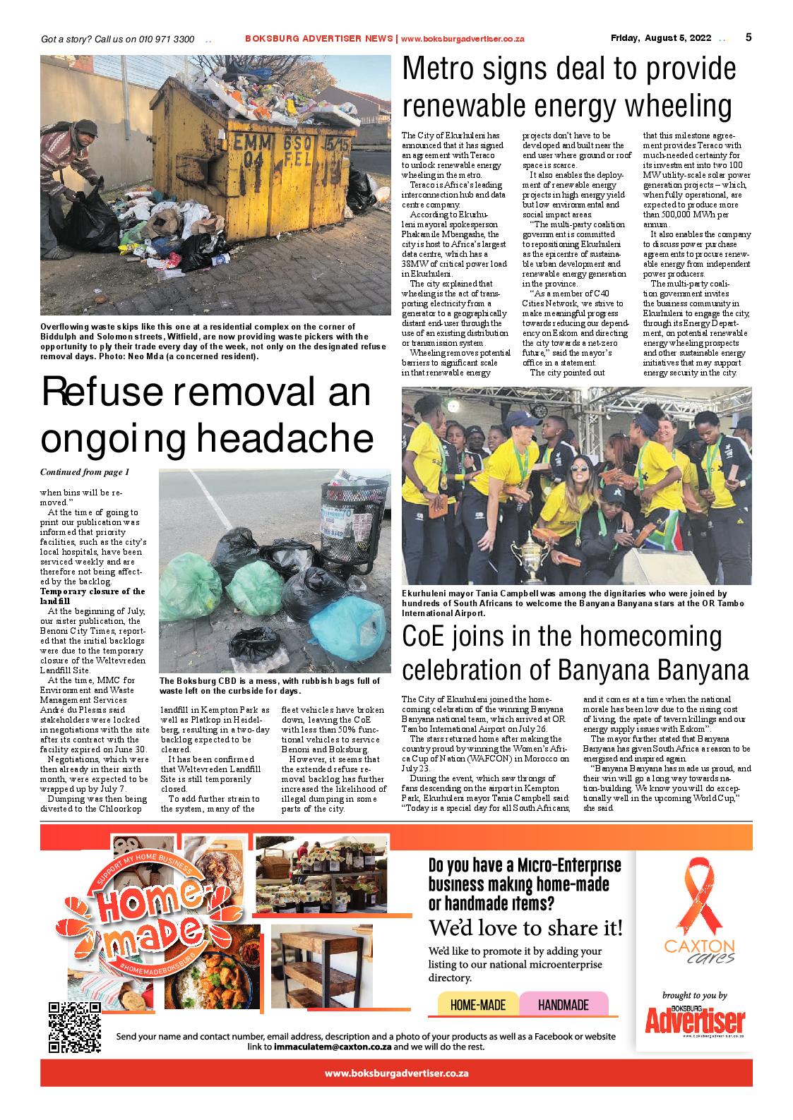 Boksburg Advertiser 5 August 2022 page 5