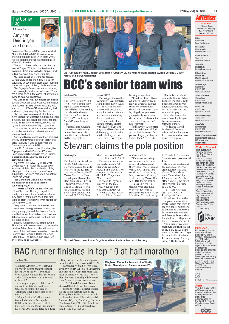 Boksburg Advertiser 5 July 2024 page 11