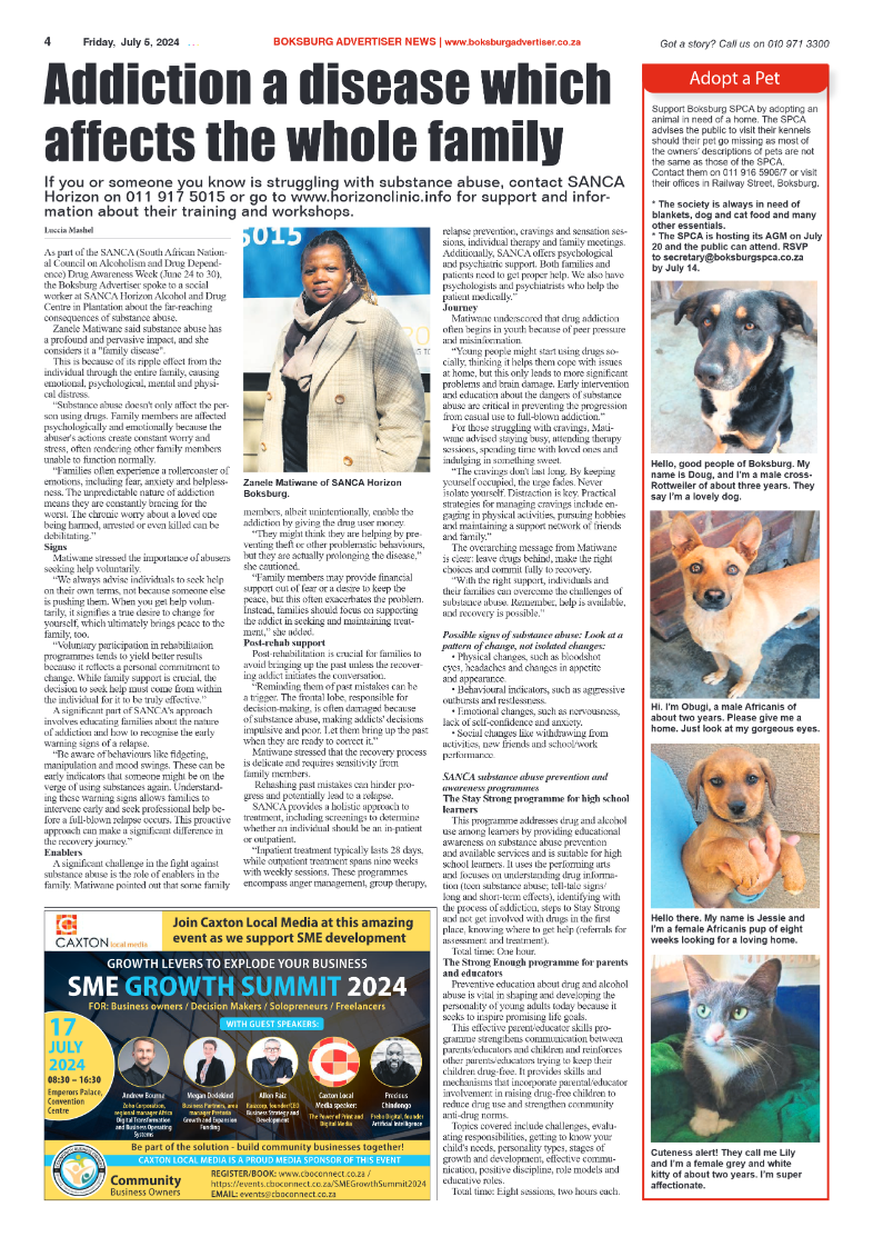Boksburg Advertiser 5 July 2024 page 4