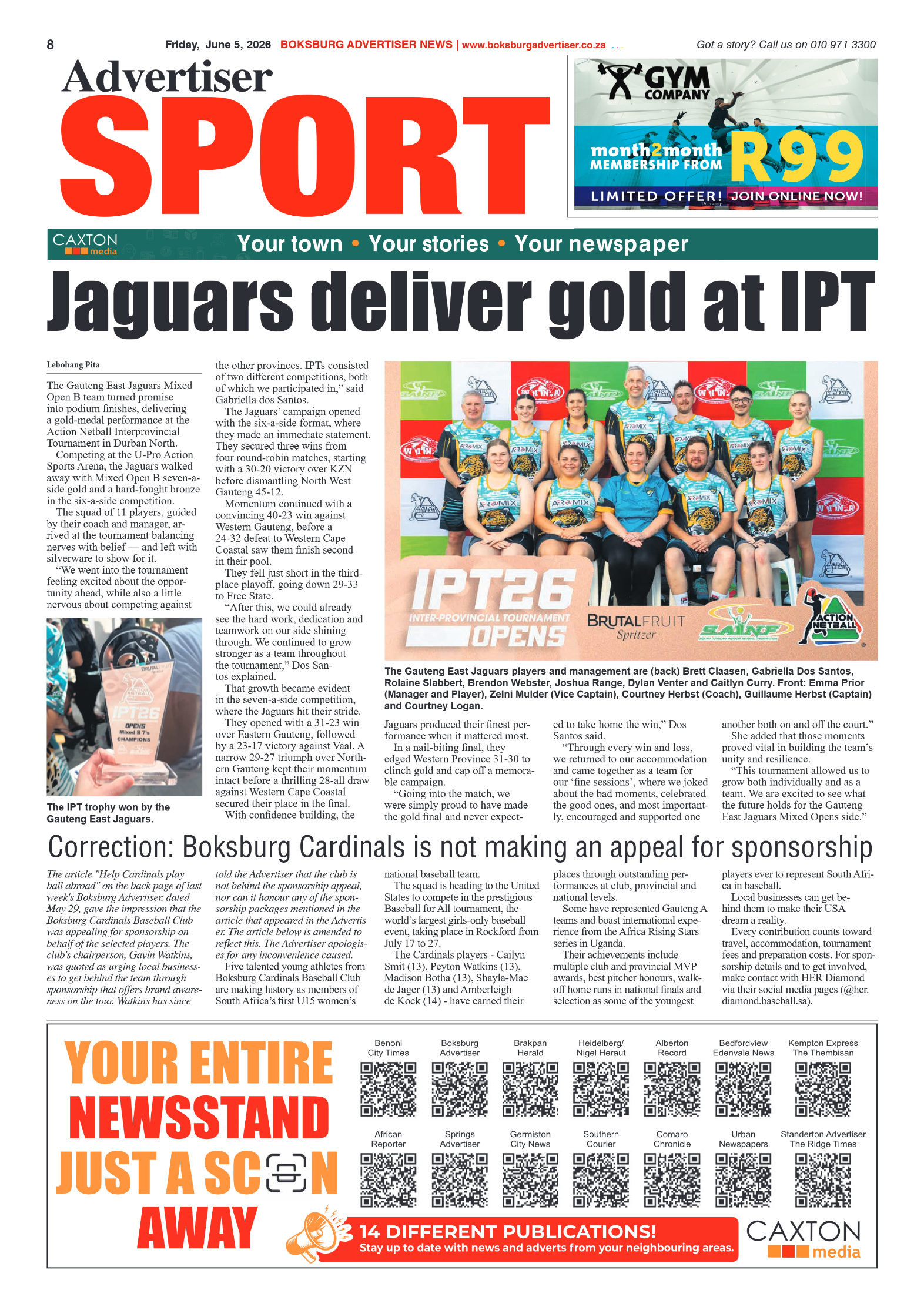 Boksburg Advertiser 5 June 2026 page 8