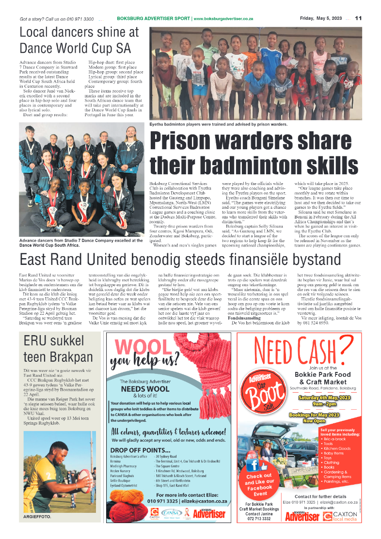 Boksburg Advertiser 5 May 2023 page 11