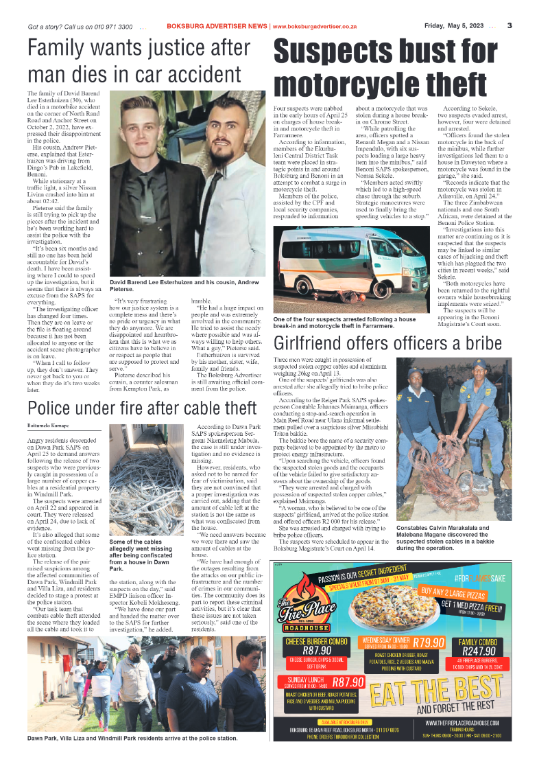 Boksburg Advertiser 5 May 2023 page 3