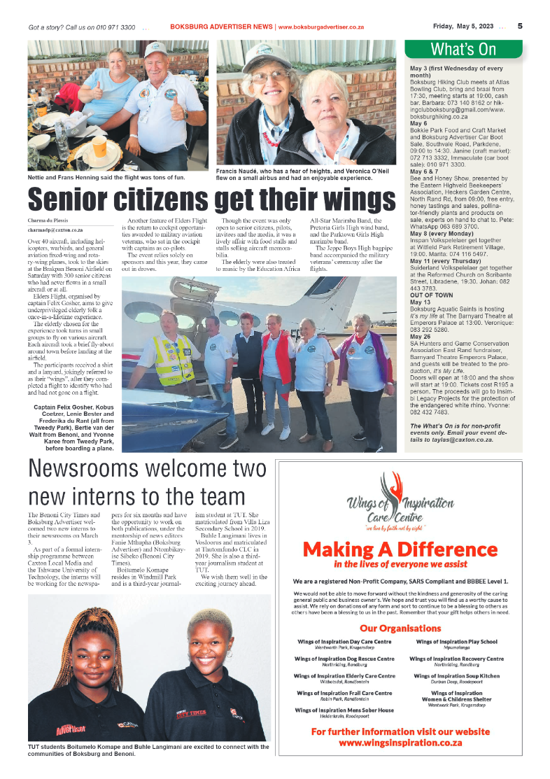 Boksburg Advertiser 5 May 2023 page 5