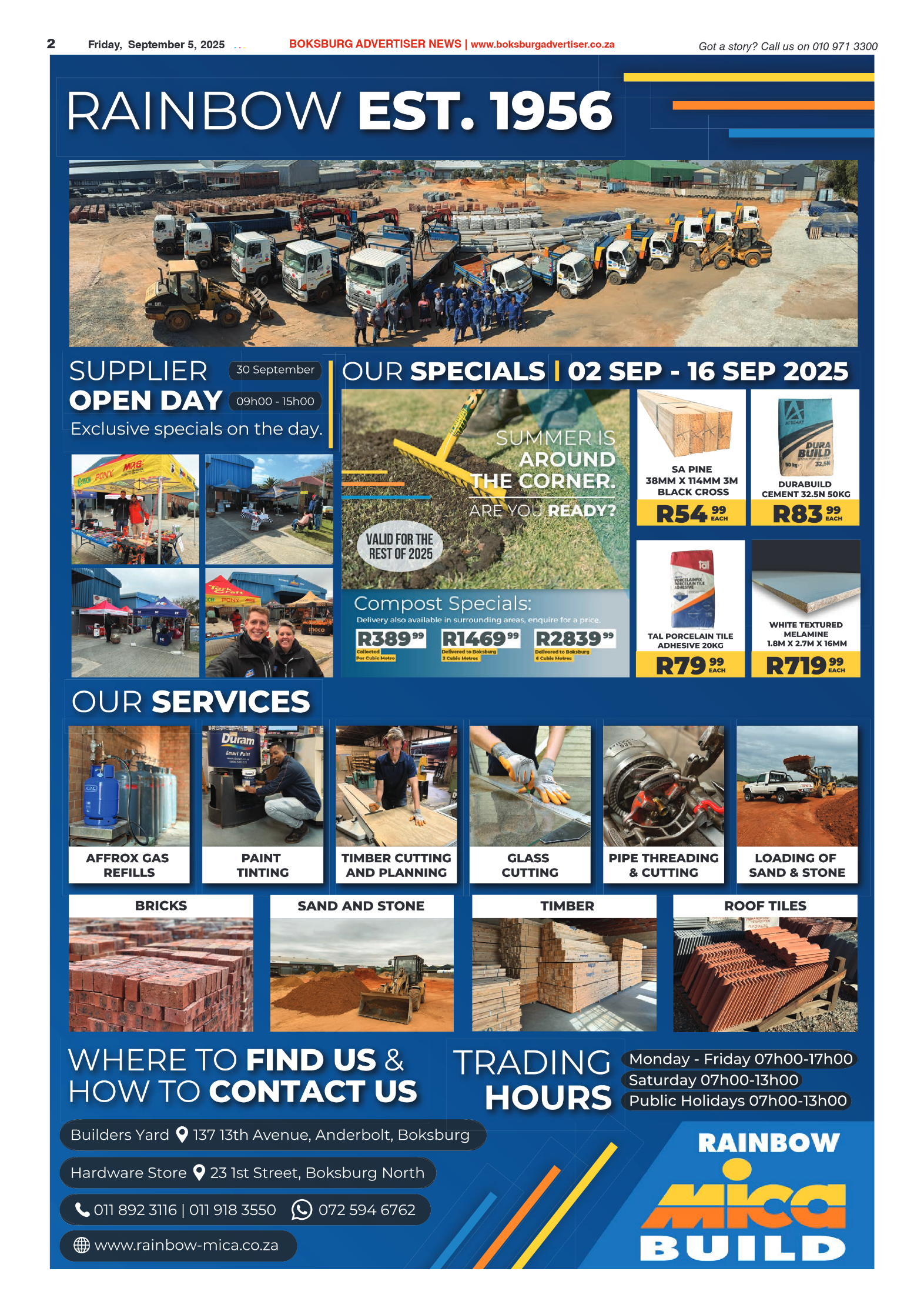 Boksburg Advertiser 5 September 2025 page 2