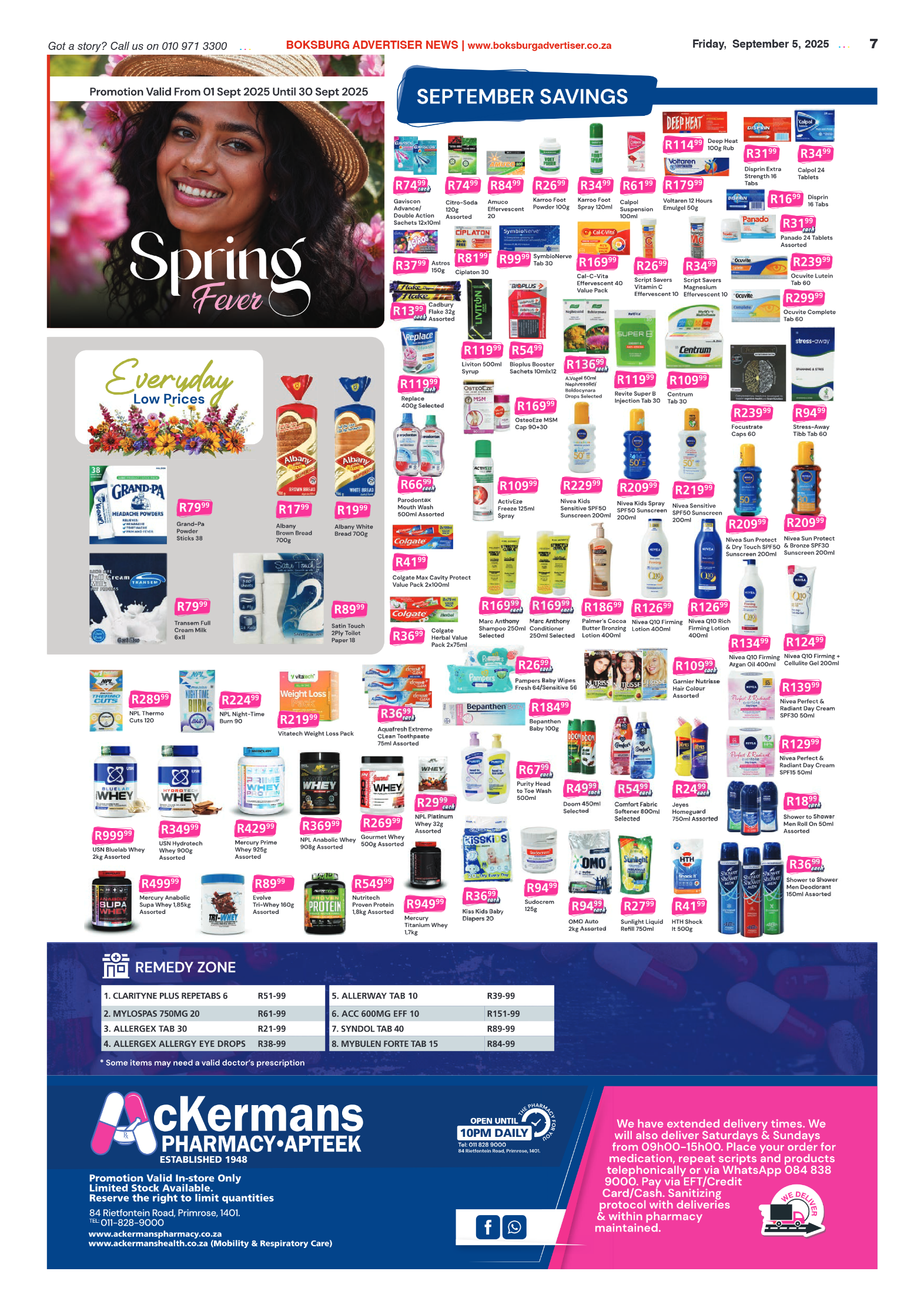 Boksburg Advertiser 5 September 2025 page 7