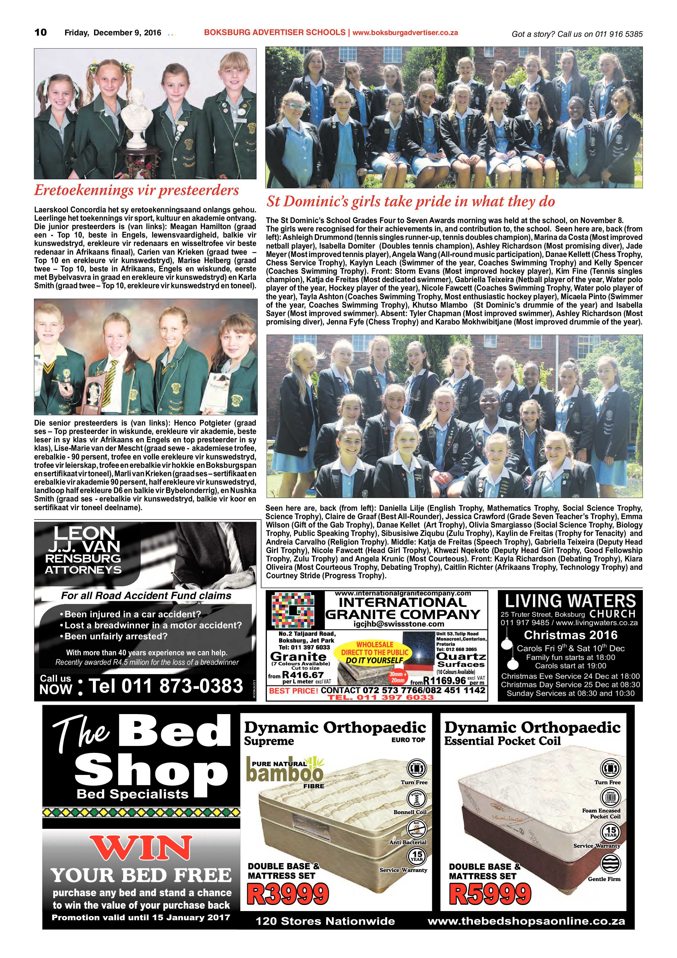 Boksburg Advertiser 6 Dec 2016 page 10