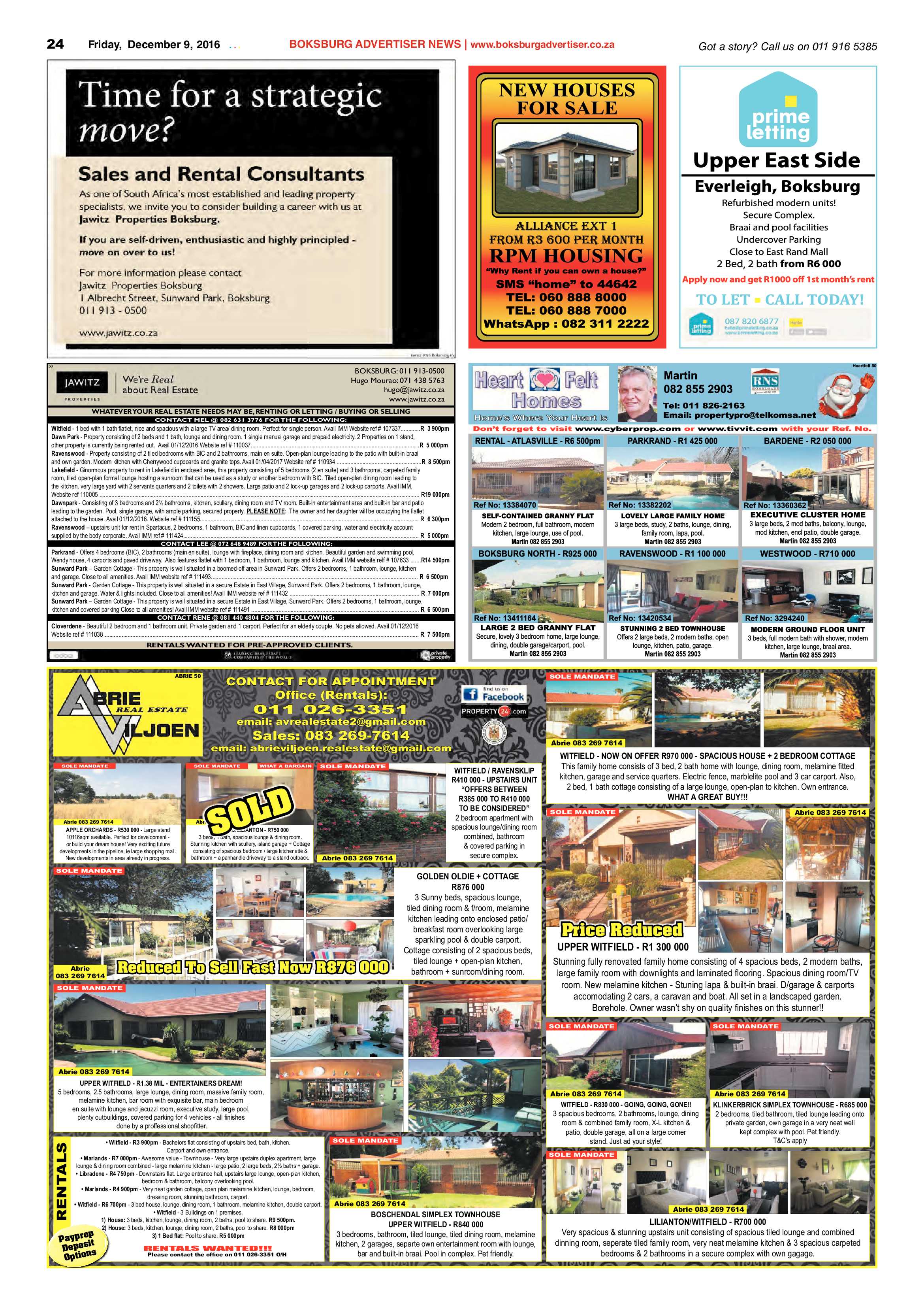 Boksburg Advertiser 6 Dec 2016 page 24