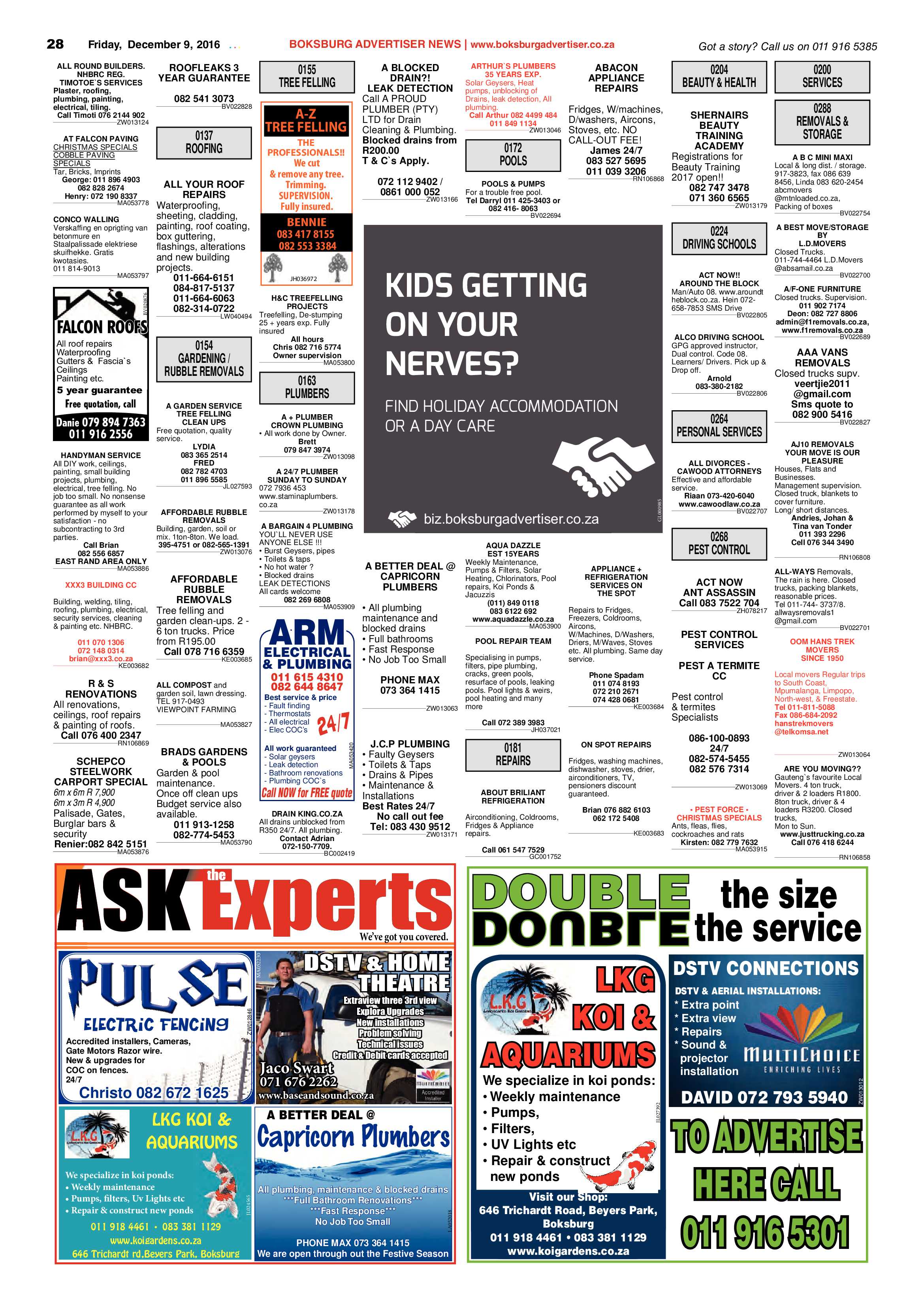 Boksburg Advertiser 6 Dec 2016 page 28