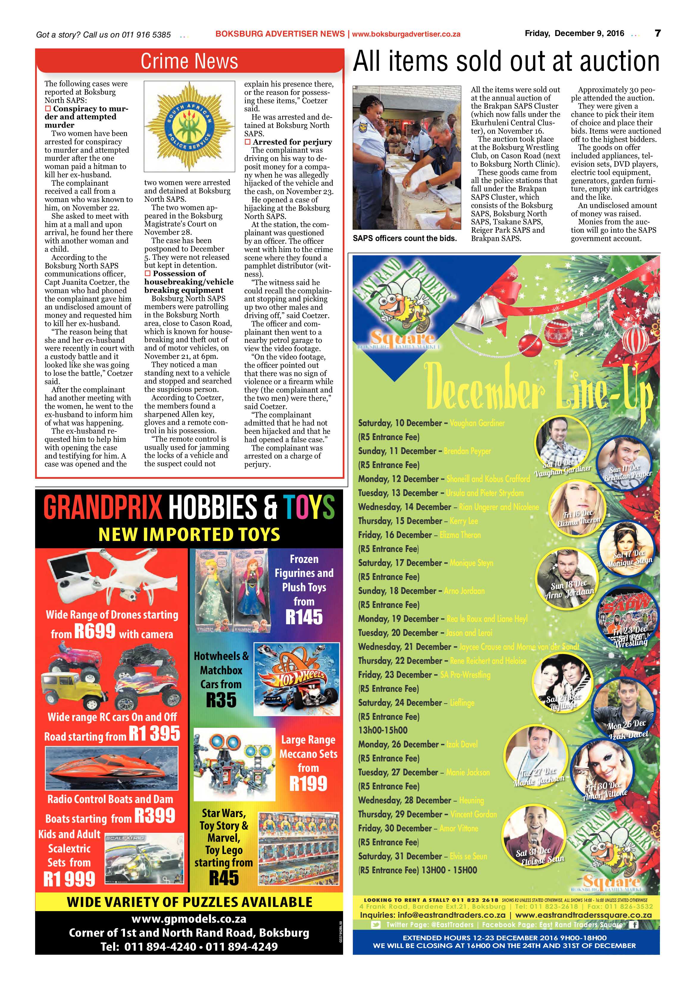 Boksburg Advertiser 6 Dec 2016 page 7