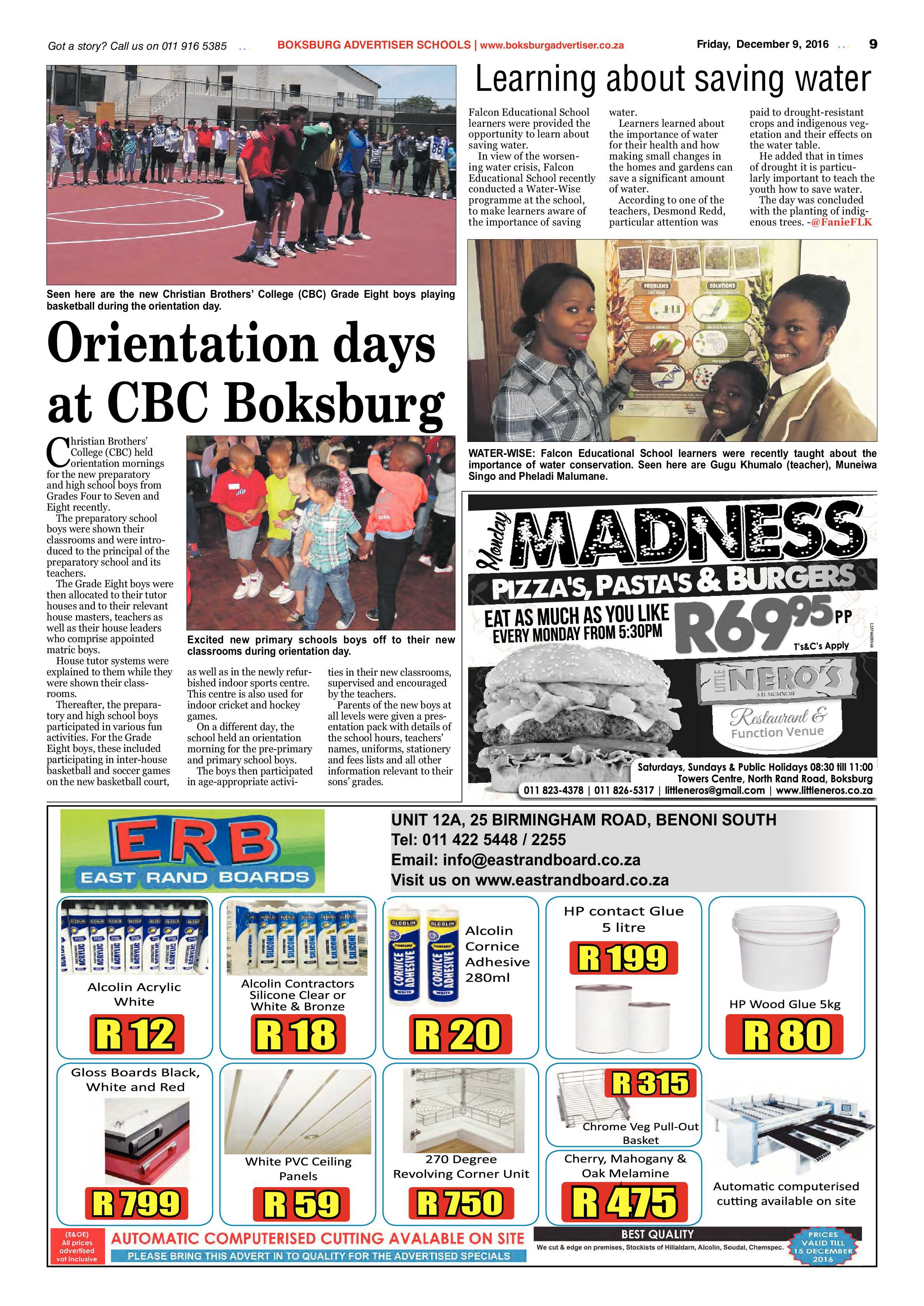 Boksburg Advertiser 6 Dec 2016 page 9