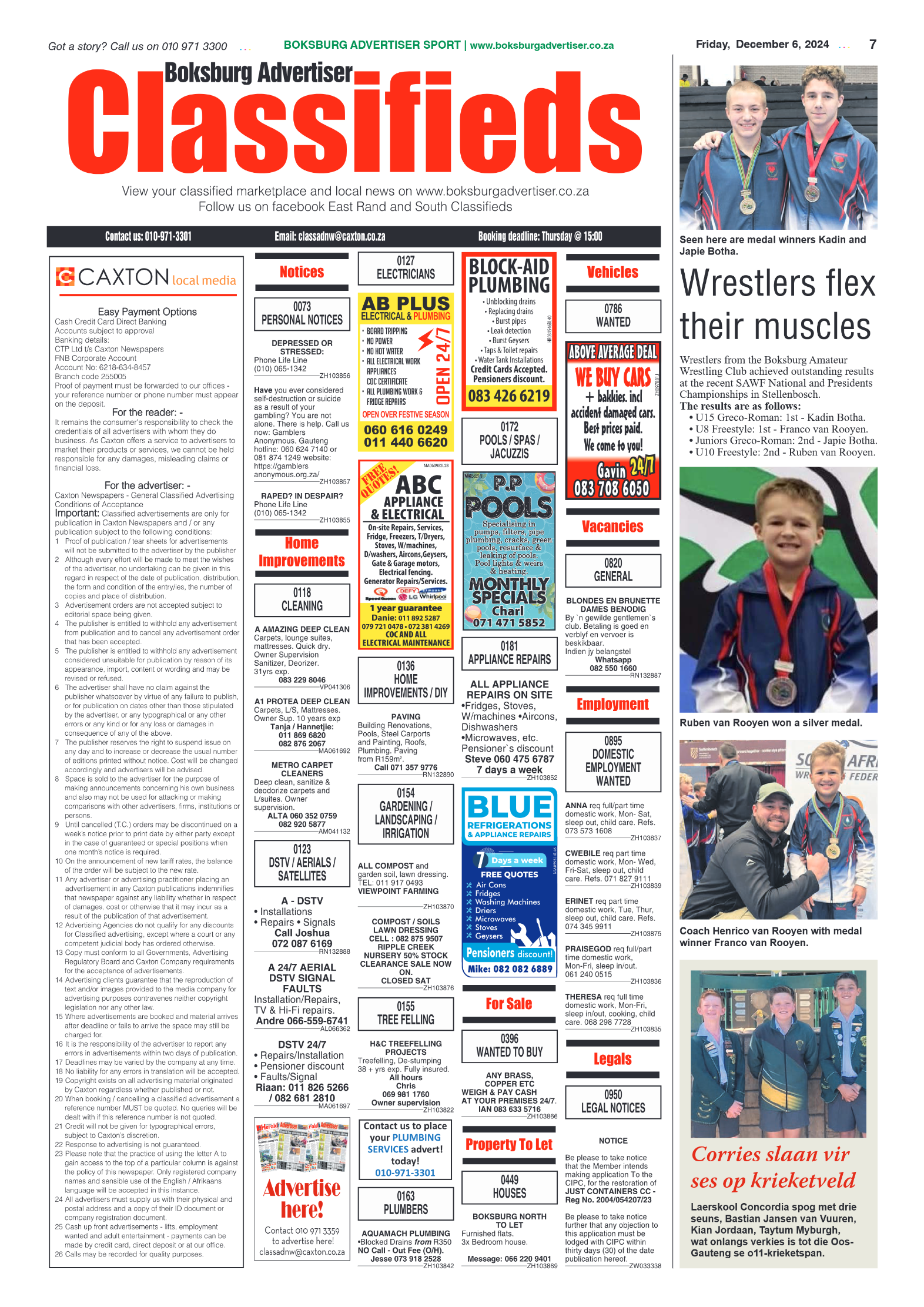 Boksburg Advertiser 6 December 2024 page 7