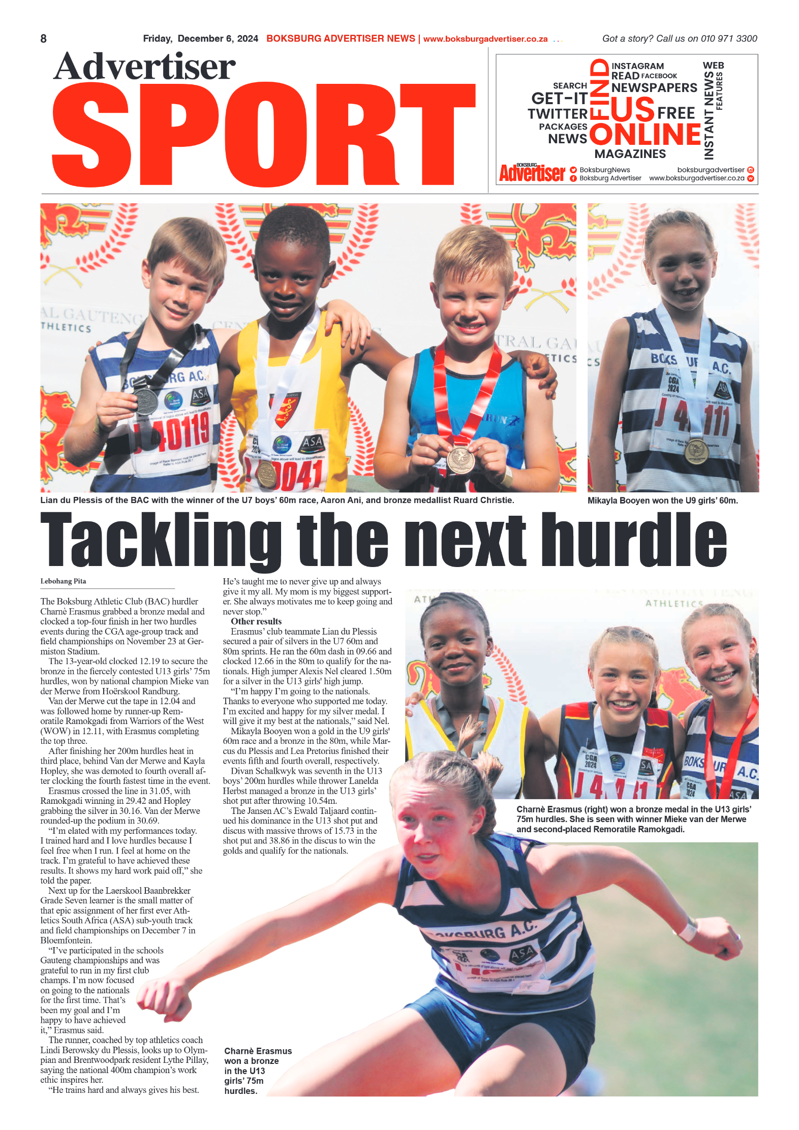 Boksburg Advertiser 6 December 2024 page 8
