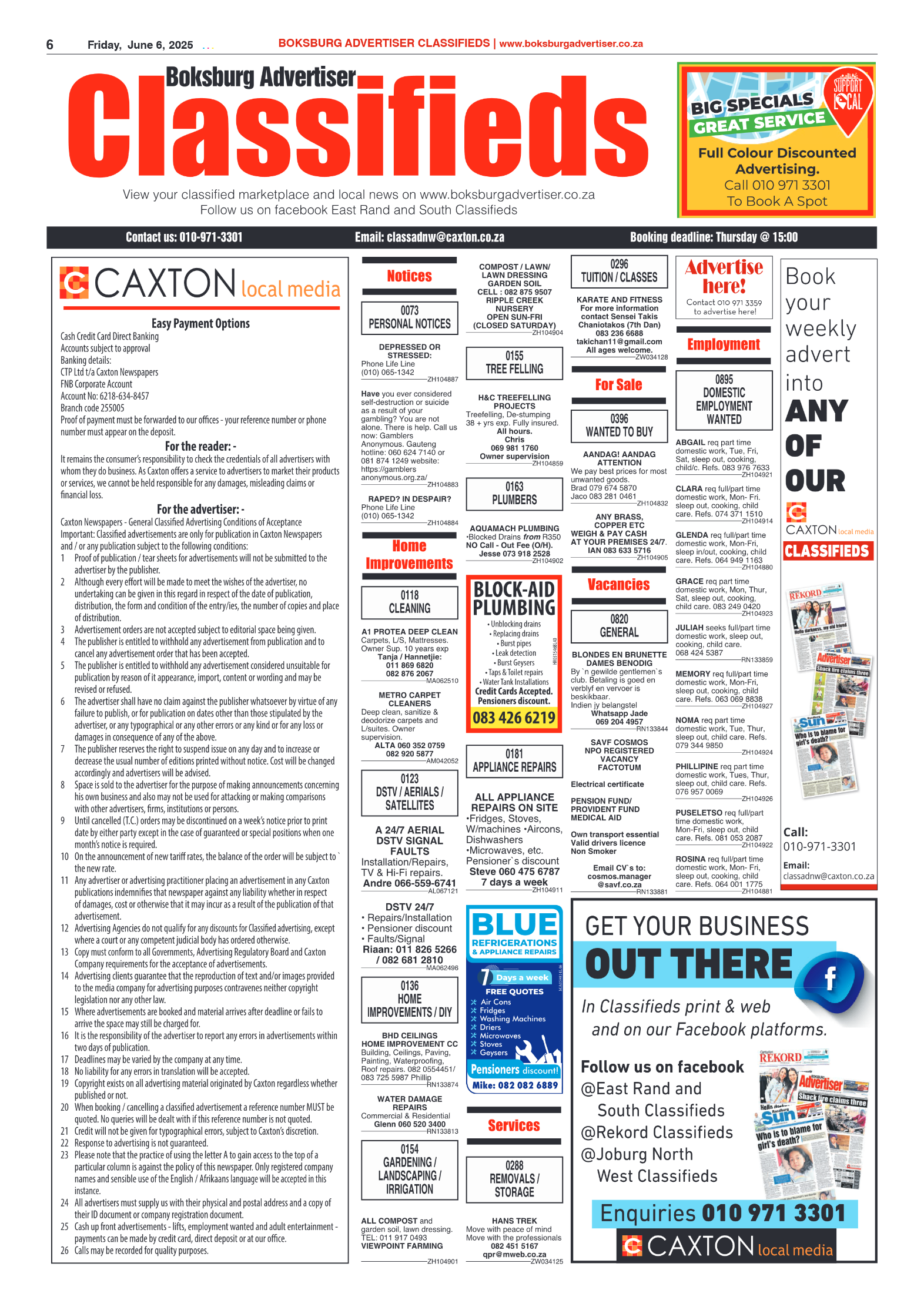 Boksburg Advertiser 6 June 2025 page 6