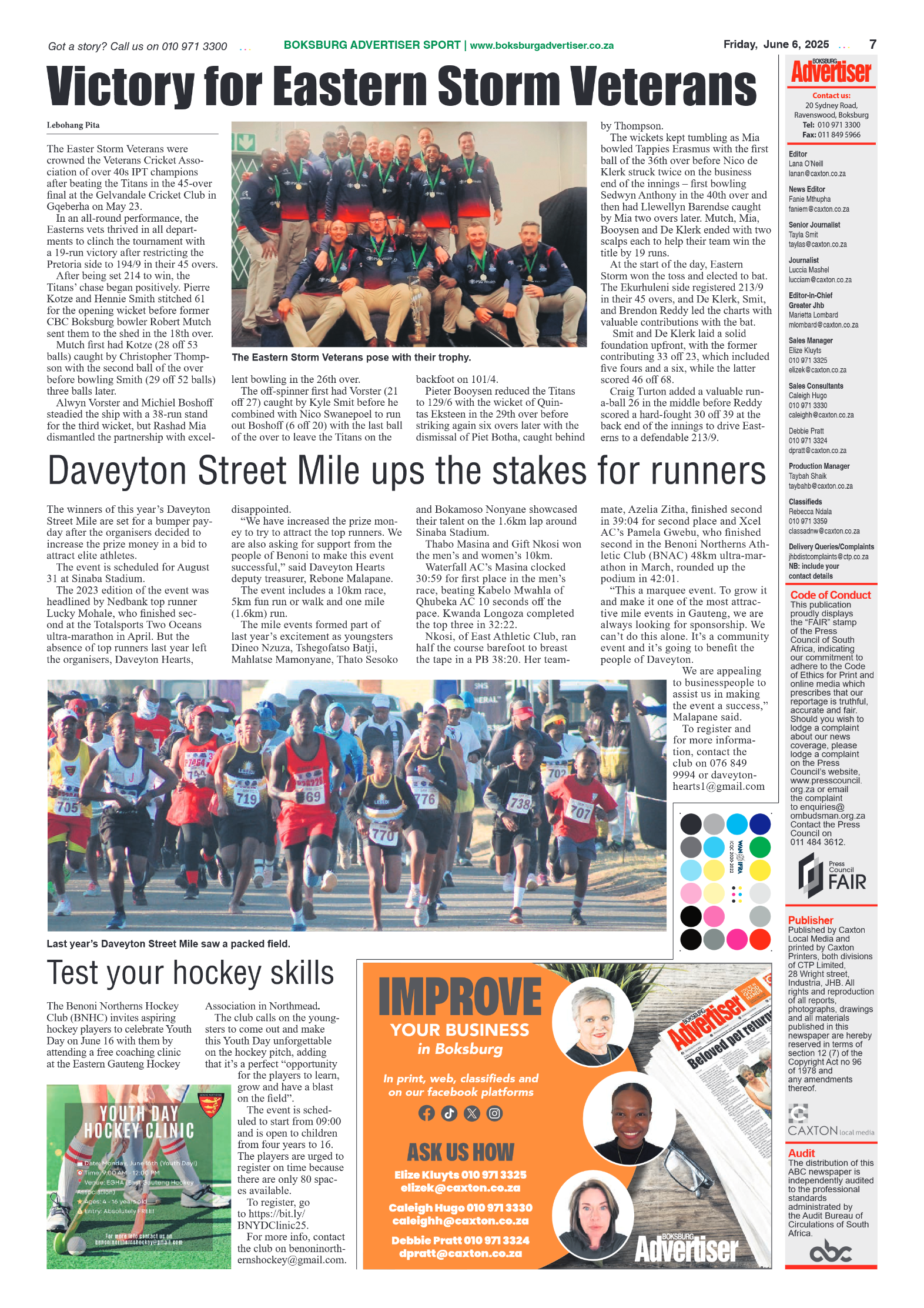 Boksburg Advertiser 6 June 2025 page 7