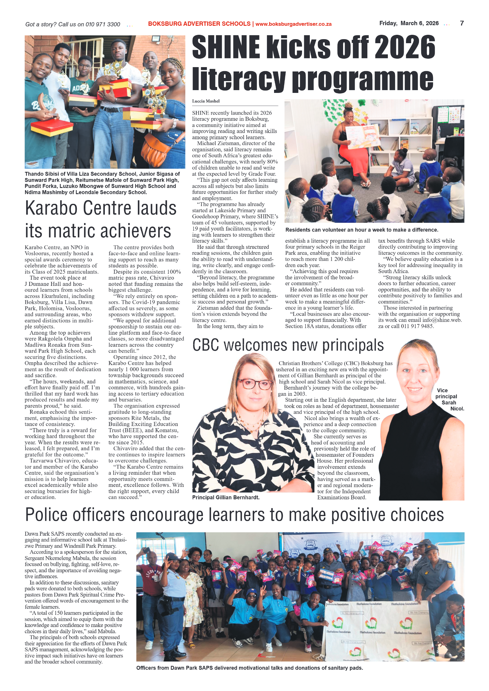 Boksburg Advertiser 6 March 2026 page 7