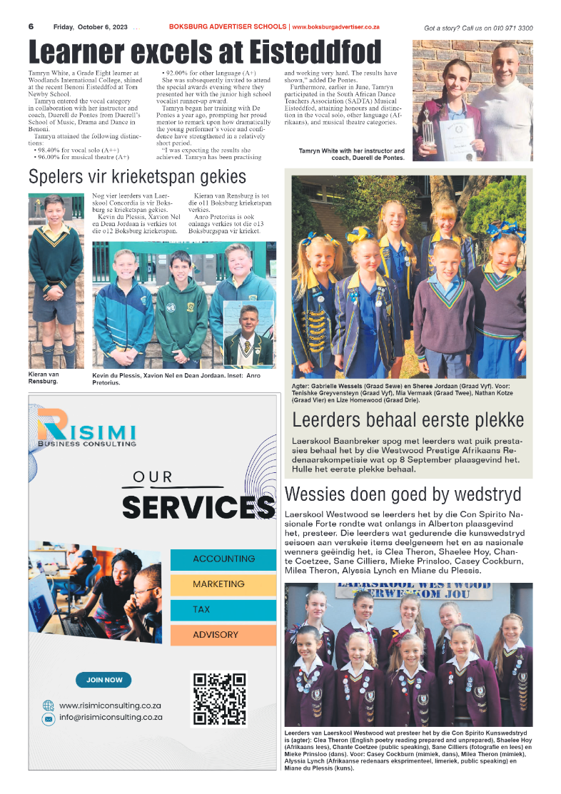 Boksburg Advertiser 6 October 2023 page 6