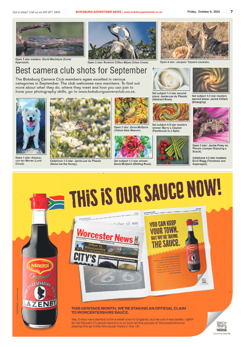 Boksburg Advertiser 6 October 2023 page 7