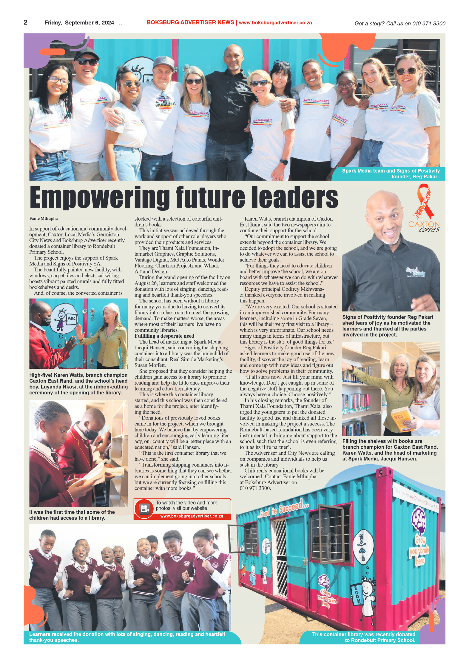 Boksburg Advertiser 6 September 2024 page 2