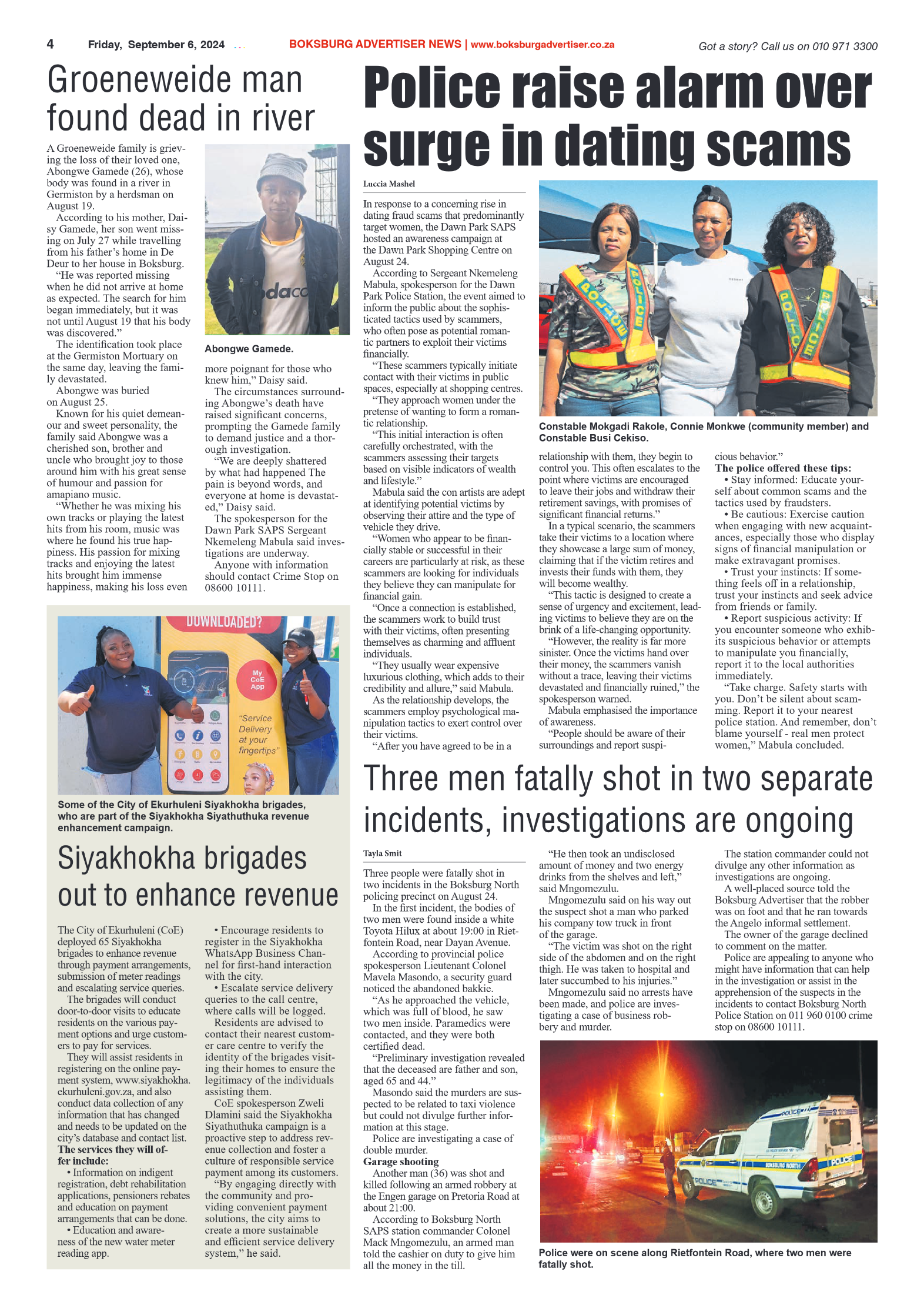 Boksburg Advertiser 6 September 2024 page 4