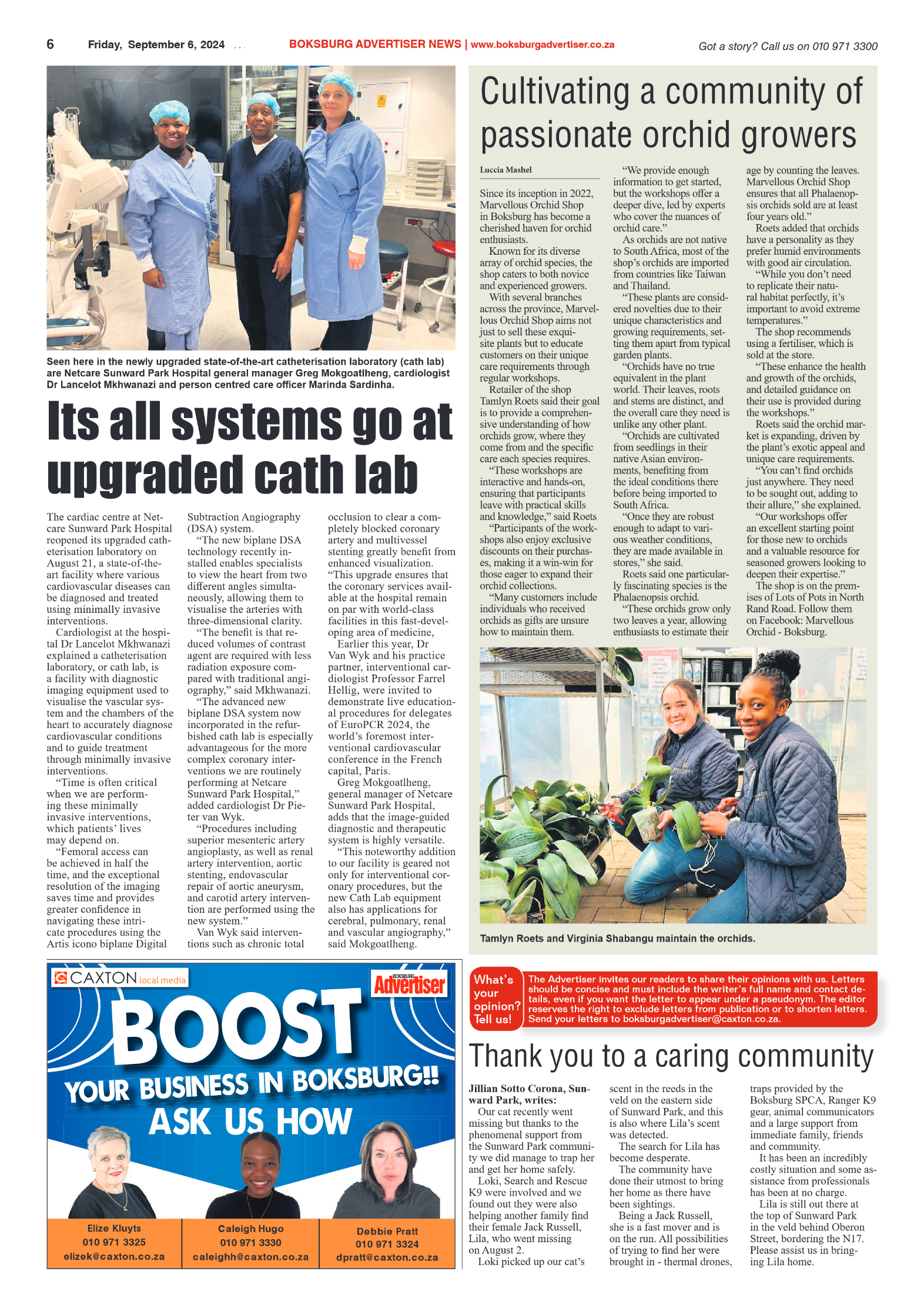 Boksburg Advertiser 6 September 2024 page 6