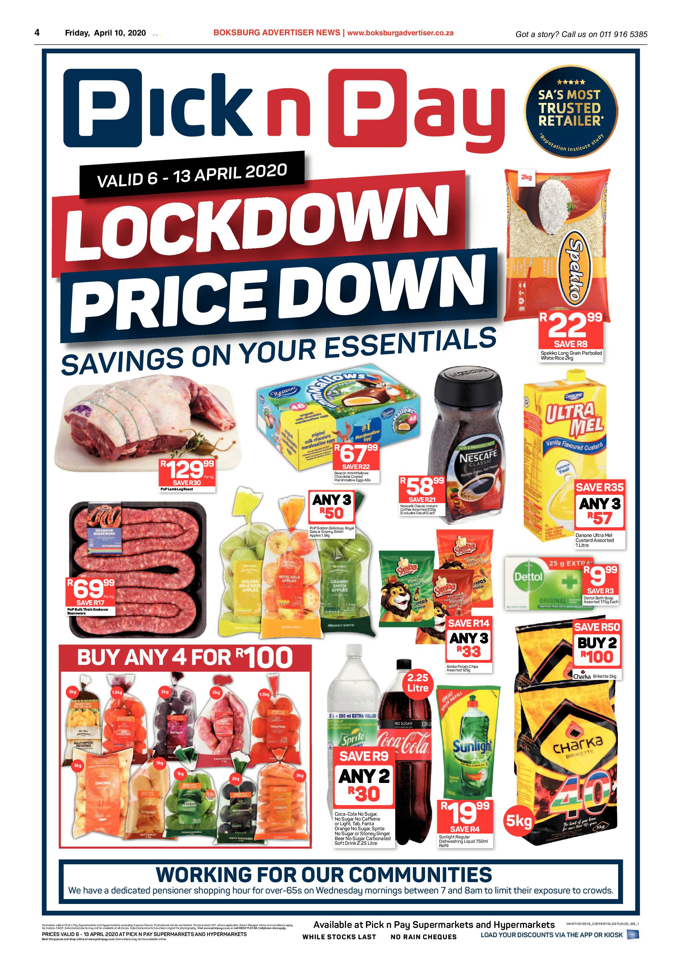 Boksburg Advertiser 7 April 2020 page 4