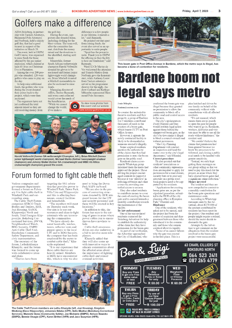 Boksburg Advertiser 7 April 2023 page 3
