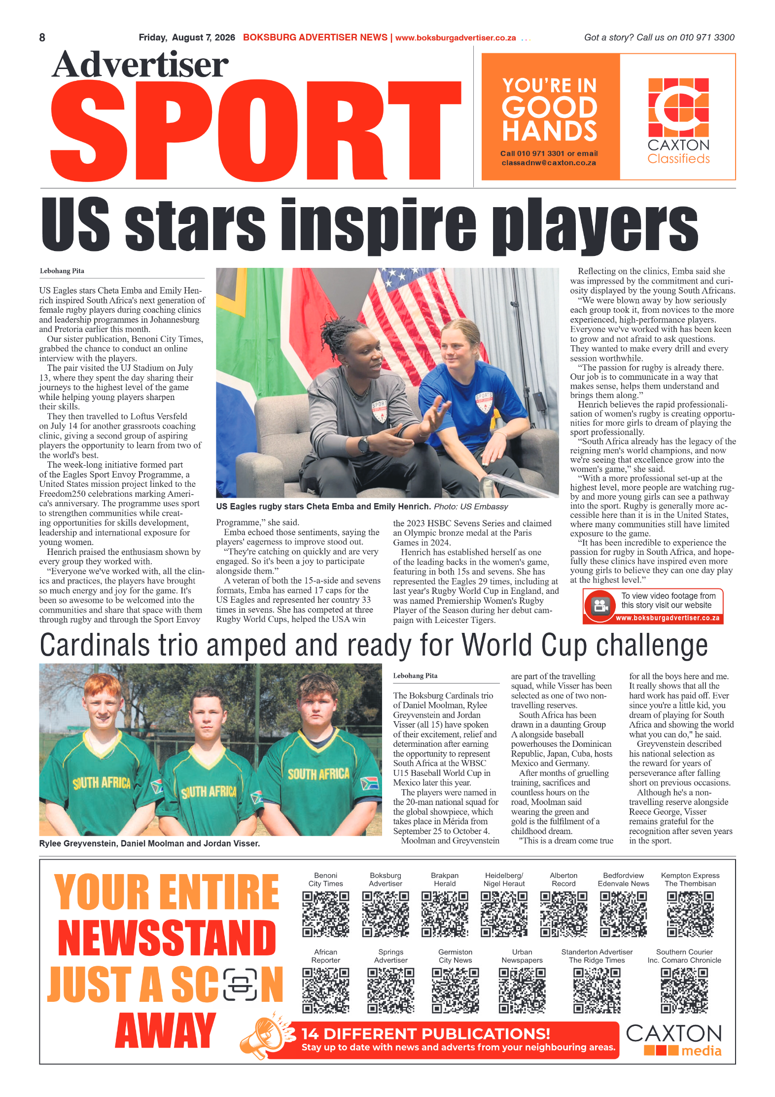 Boksburg Advertiser 7 August 2026 page 10