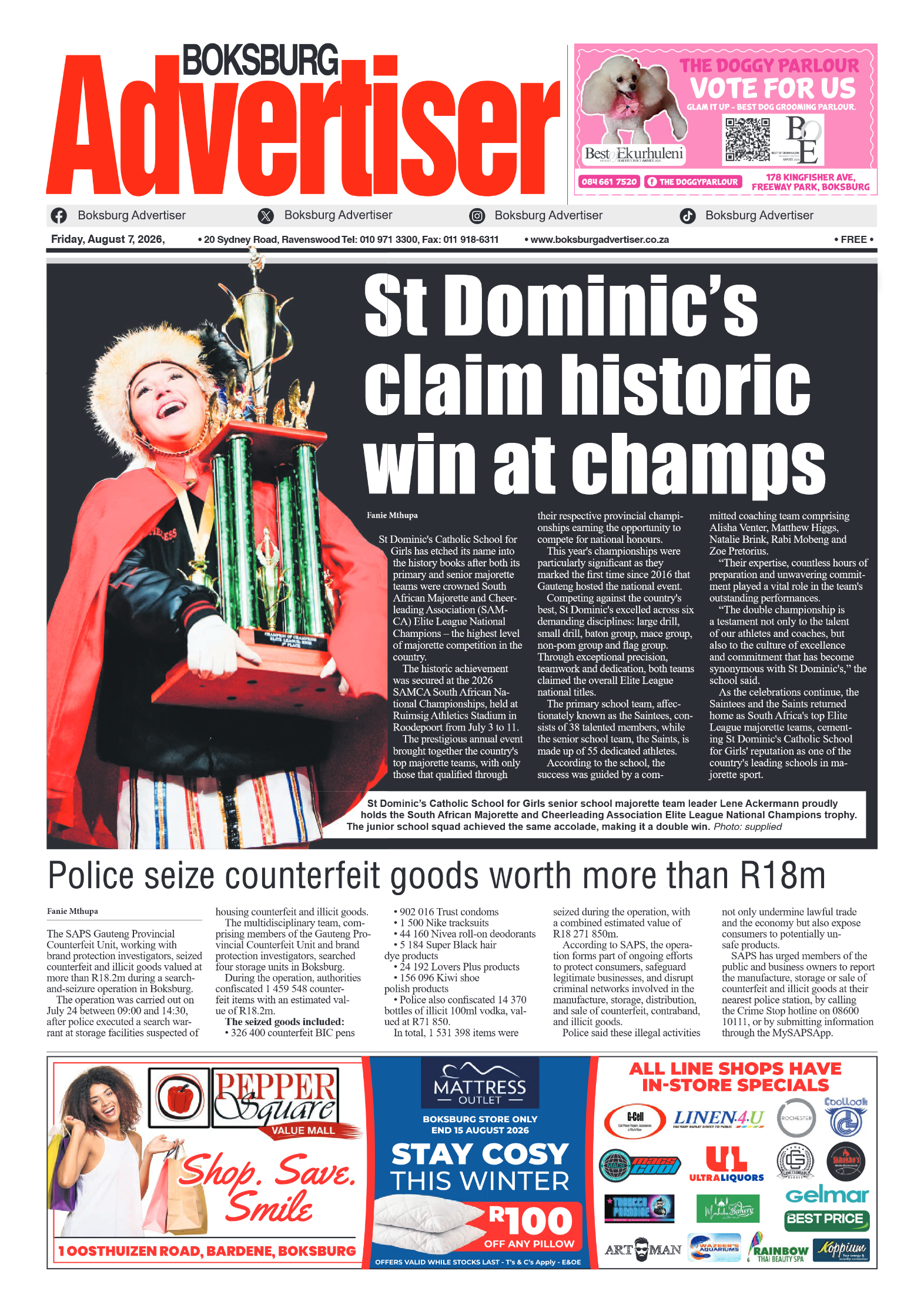 Boksburg Advertiser 7 August 2026 page 3