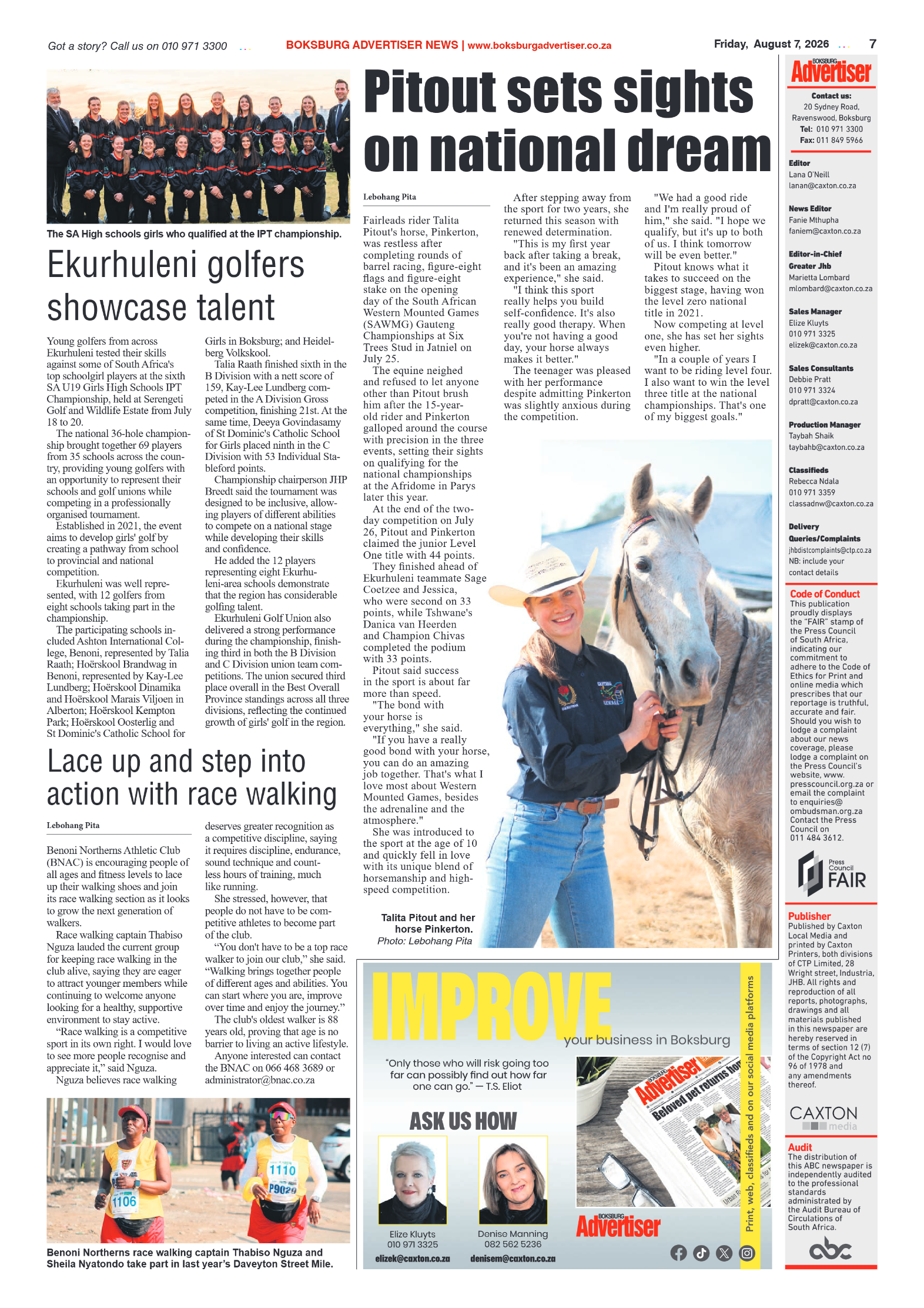 Boksburg Advertiser 7 August 2026 page 9