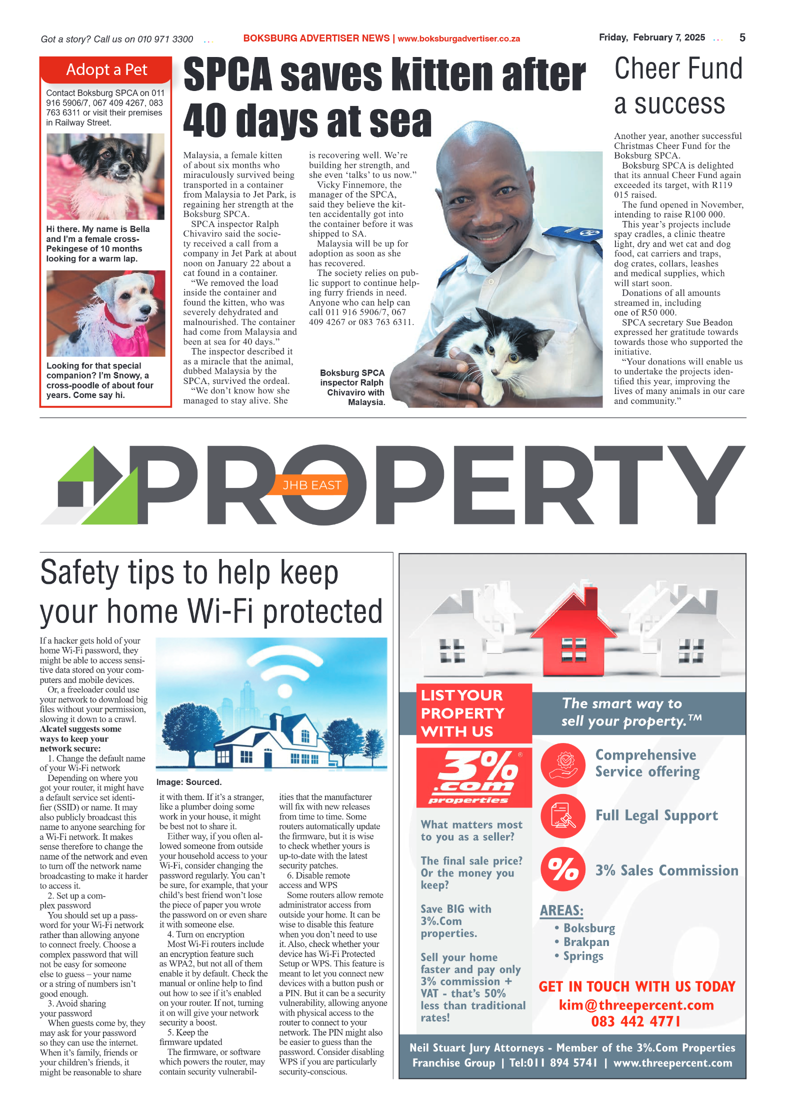 Boksburg Advertiser 7 February 2025 page 5