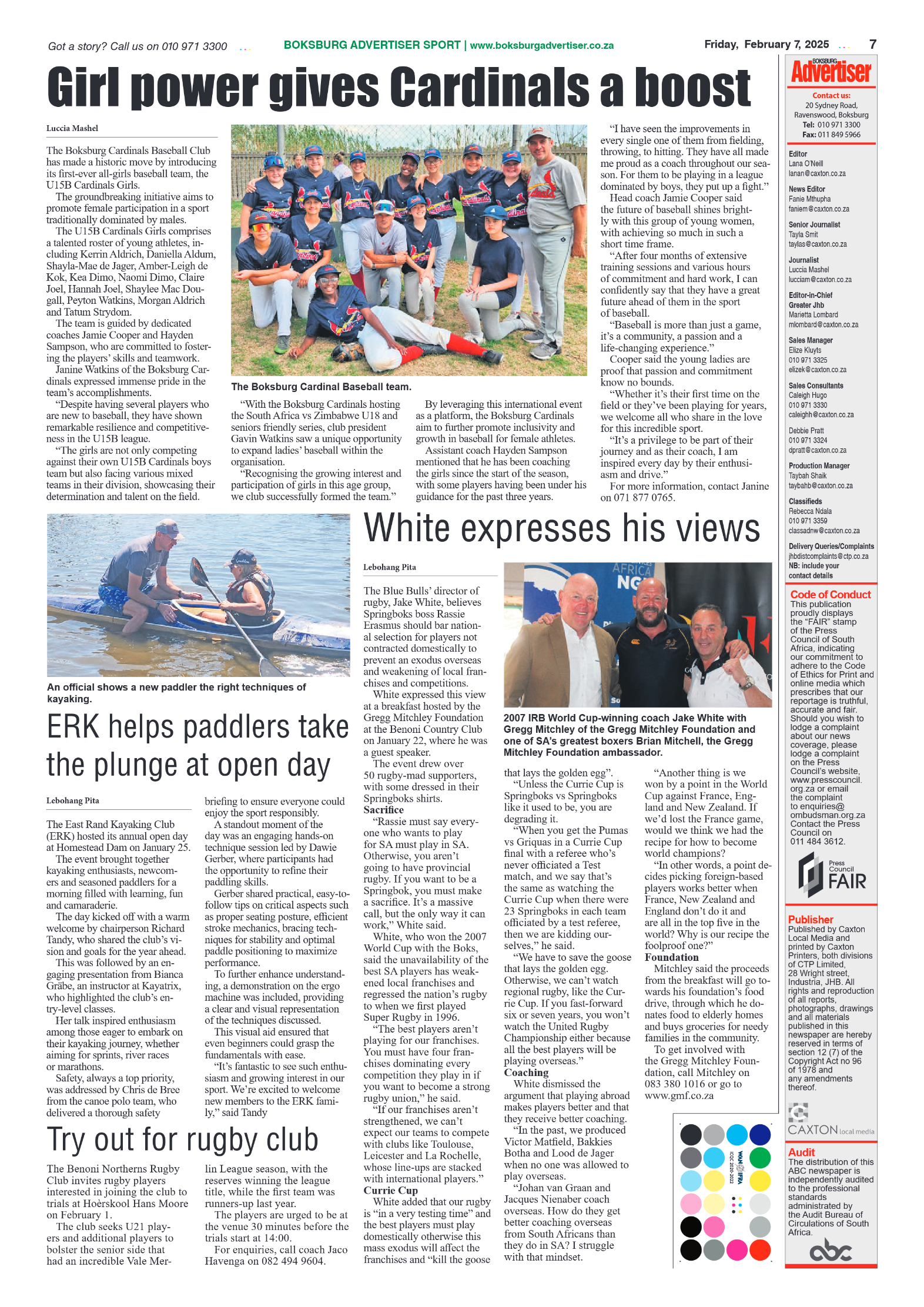 Boksburg Advertiser 7 February 2025 page 7