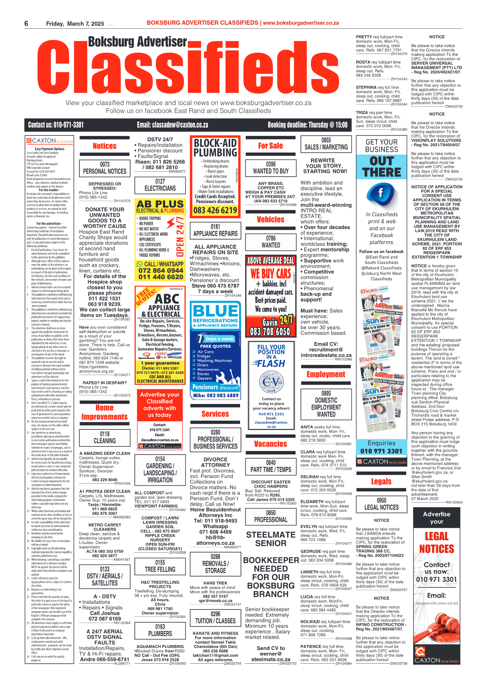 Boksburg Advertiser 7 March 2025 page 6