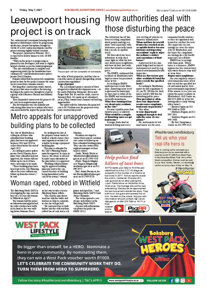 Boksburg Advertiser 7 May 2021 page 2