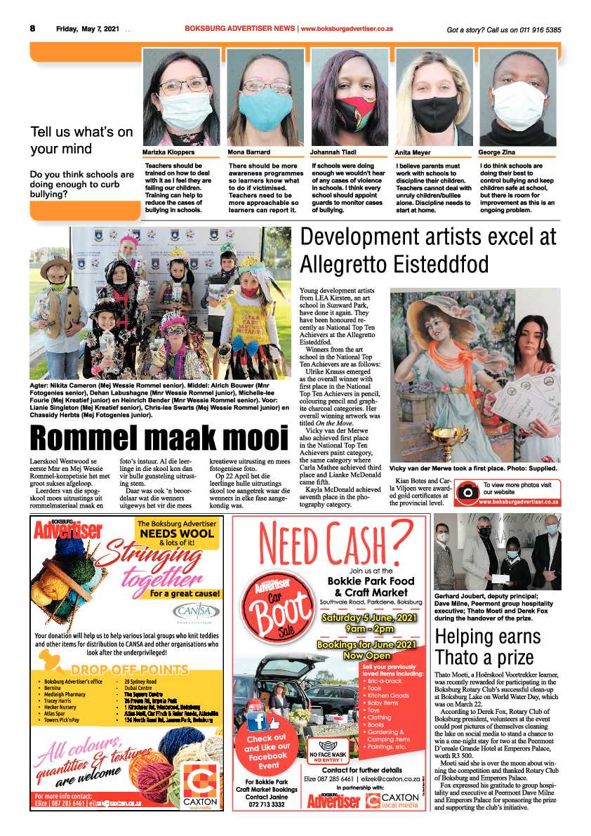 Boksburg Advertiser 7 May 2021 page 8
