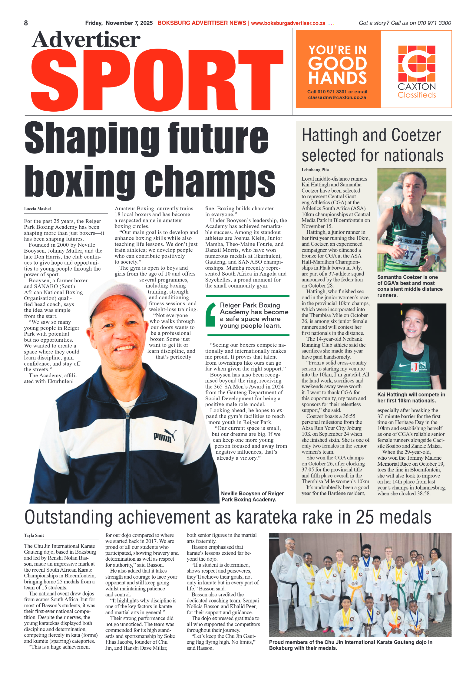 Boksburg Advertiser 7 November 2025 page 20