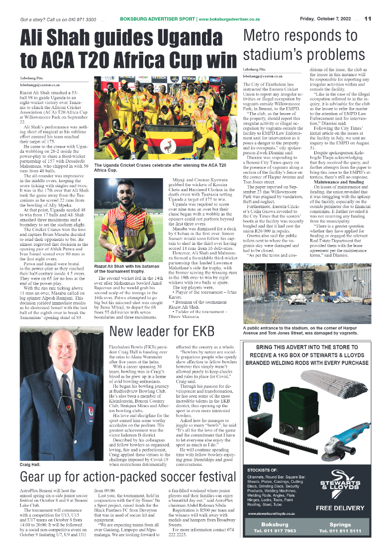 Boksburg Advertiser 7 October 2022 page 11