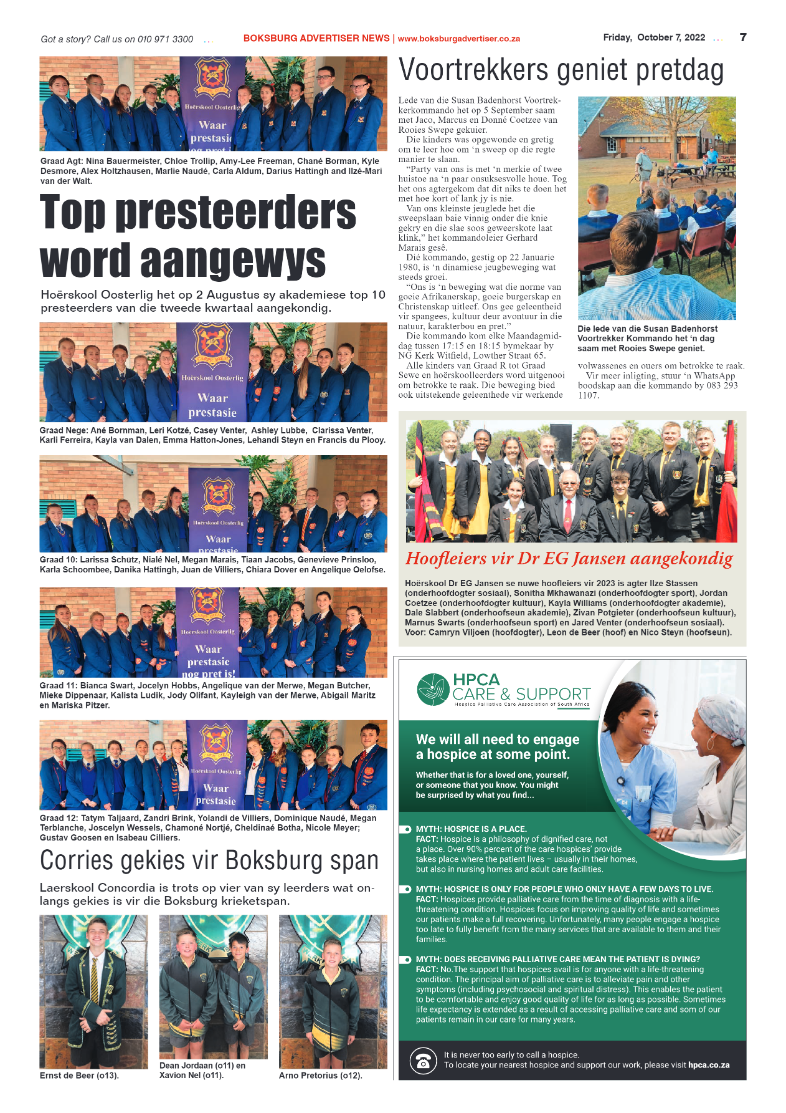 Boksburg Advertiser 7 October 2022 page 7