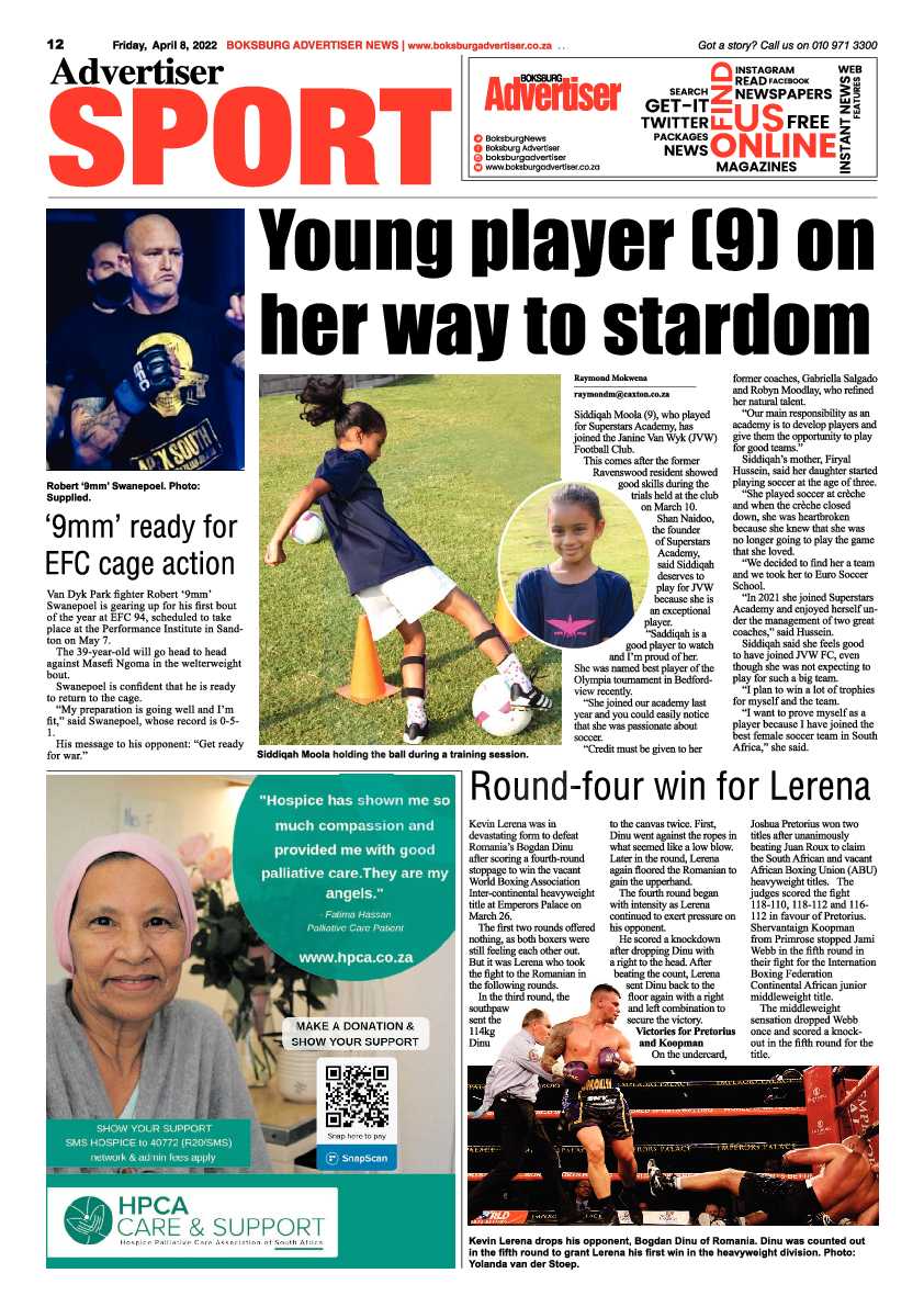 Boksburg Advertiser 8 April 2022 page 12